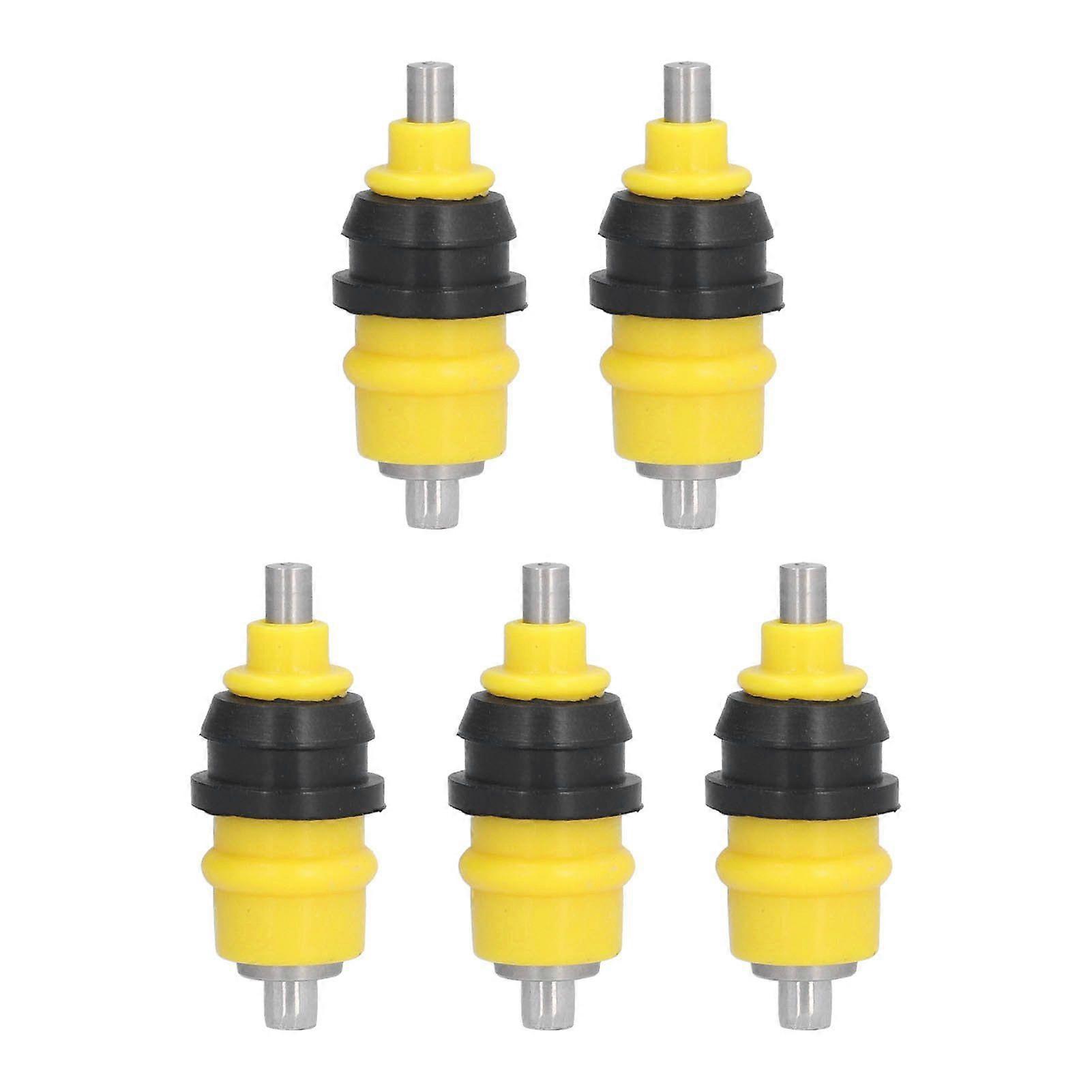 5Pcs Chicken Water Feeder Stainless Steel Automatic Ball Valve Type Chicken Waterer Nipple for Chicken Duck Goose