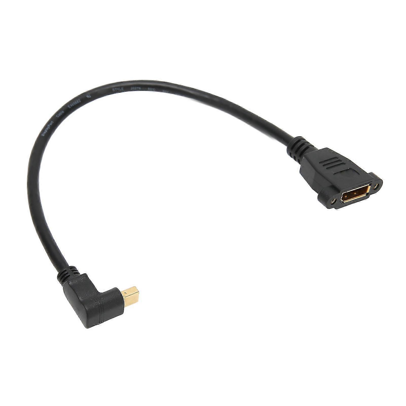 DP Female to Mini DP Male Cable Double Hole Lockable Type Displayport Adapter for QXGA 2560x1600 Resolution Output 2025