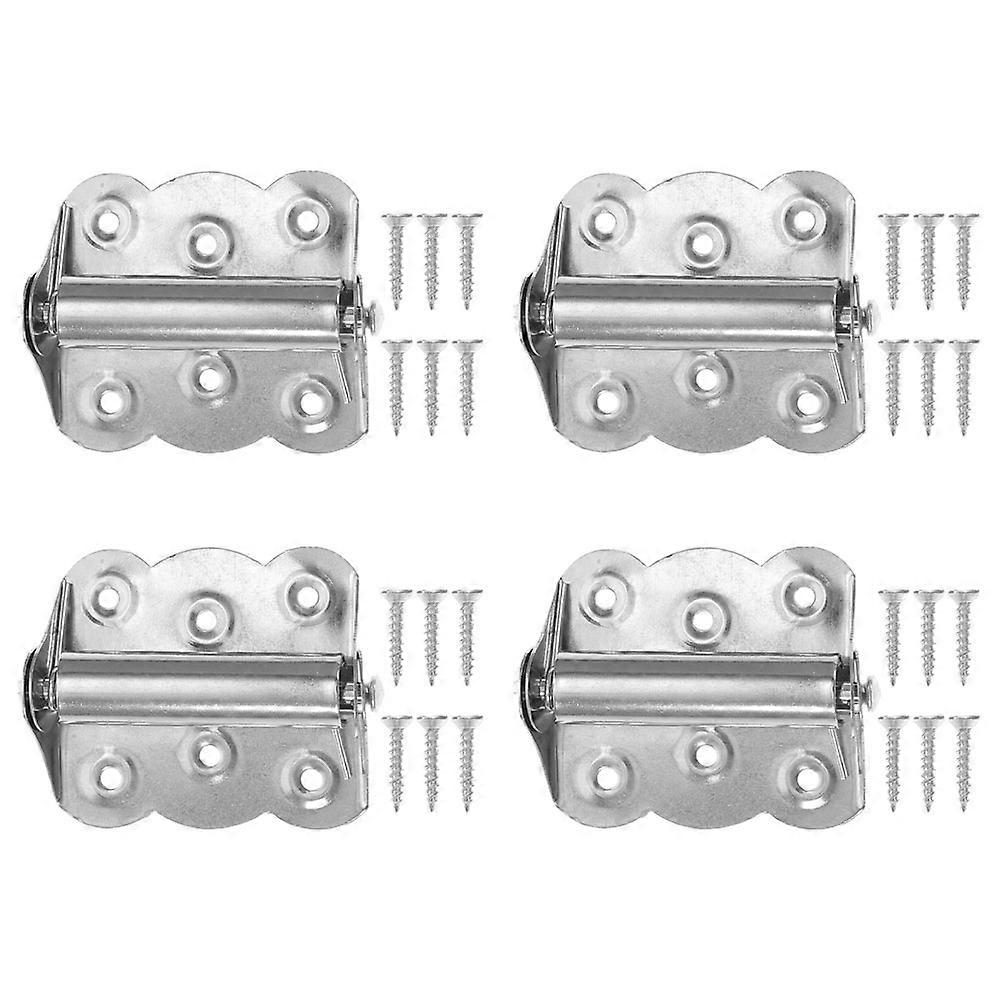 Stainless Steel Spring Hinge for Door Auto-Reset Butterfly Hinge 16Pcs
