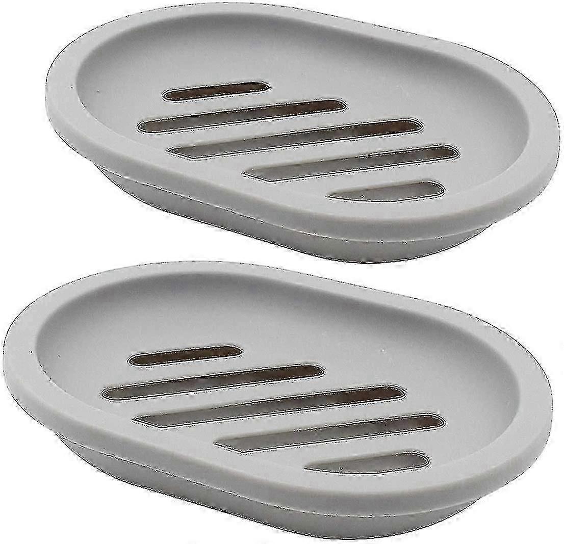2-piece Soap Box With Drain Pipe, Soap Holder, Soap Liquid, Easy To Clean, Dry