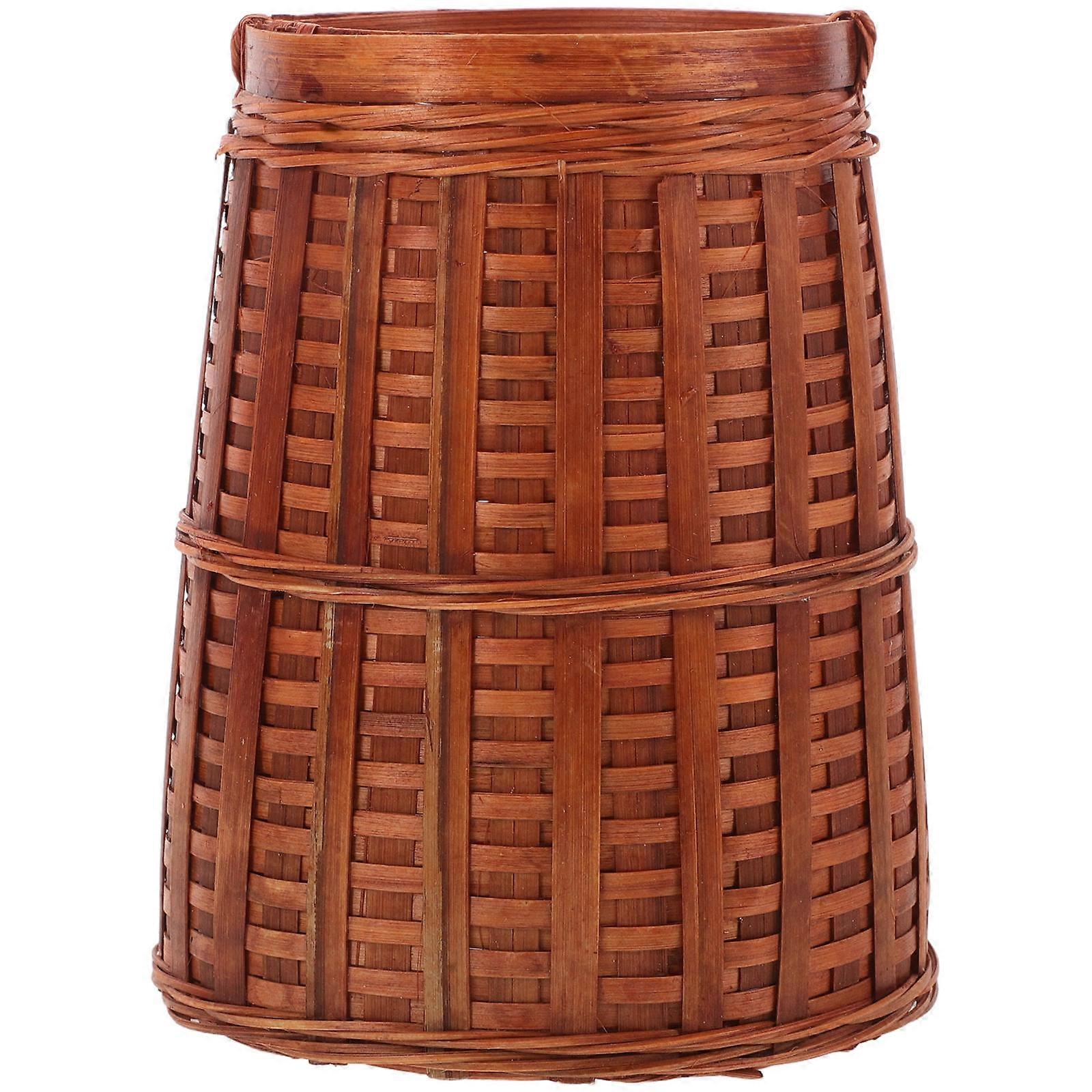 Creative Design Pen Organizer For Desk With Bamboo Material Ideal For Calligraphy Brush Storage 3Pcs