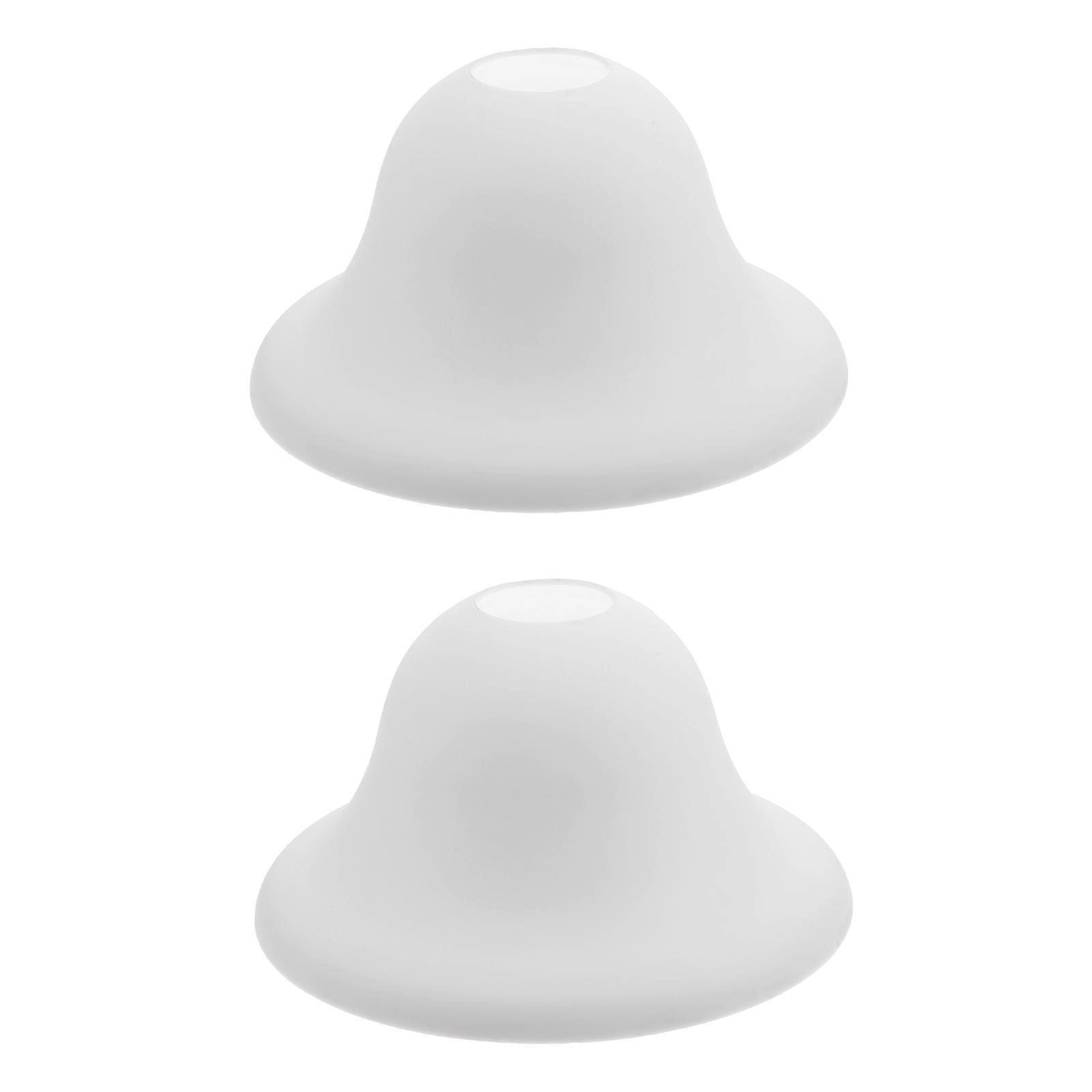 Hat Shape Lampshades Plastic Lampshade for Home Use 4Pcs White