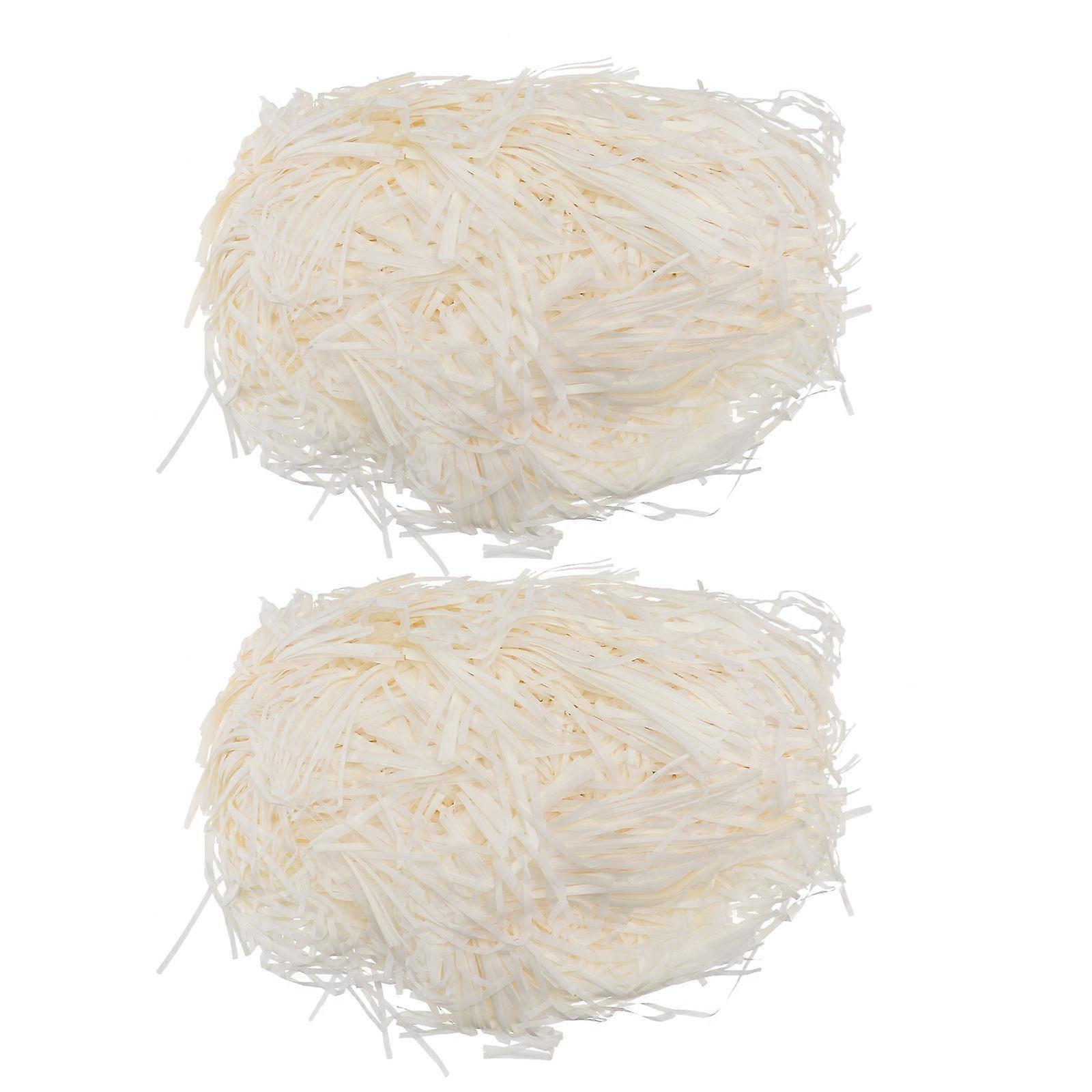 Hamster Paper Shavings Pet Padding Supplies for Nest 2Pcs Beige