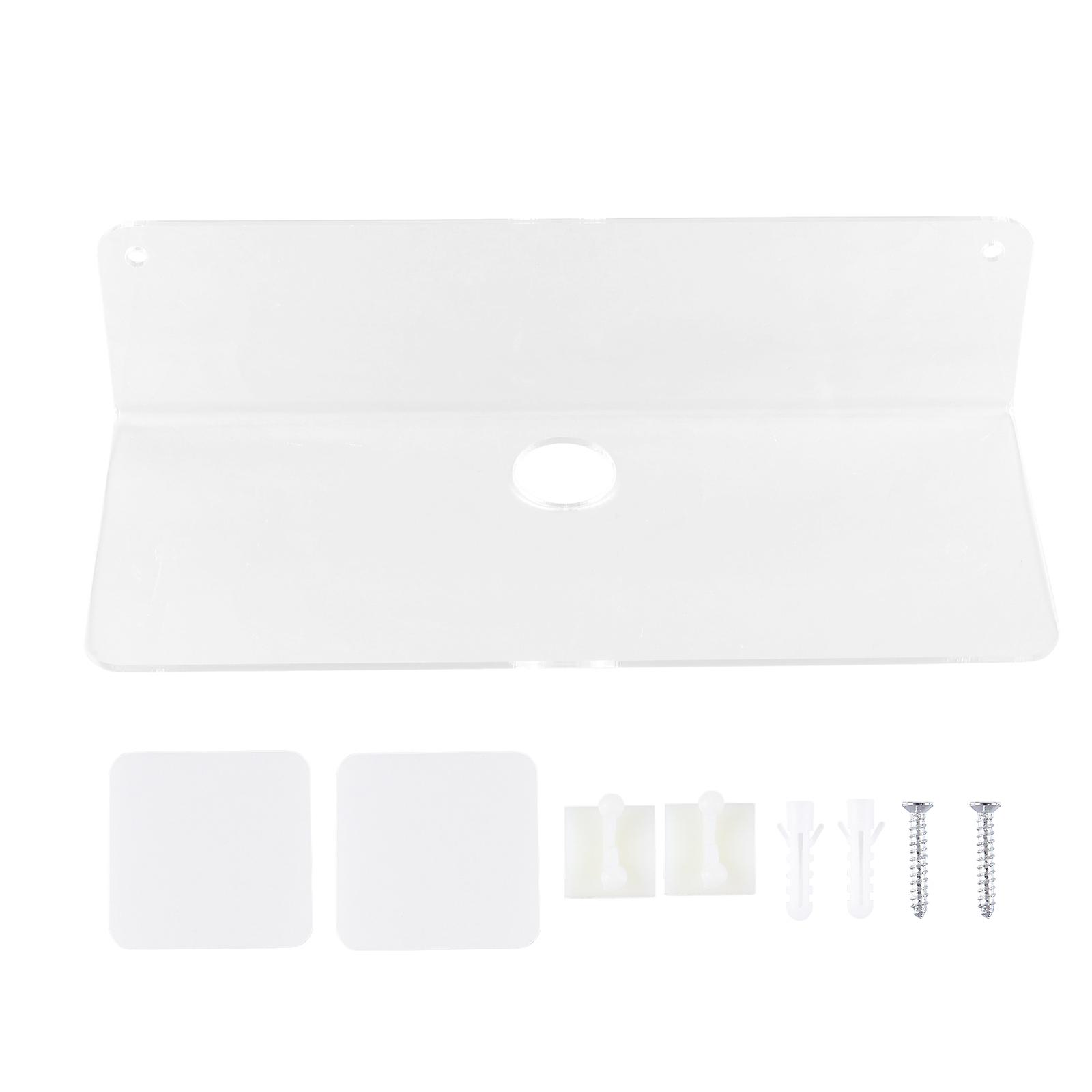 Wall Shelves Acrylic Floating Wall Shelves for Kitchen Use 2Pcs