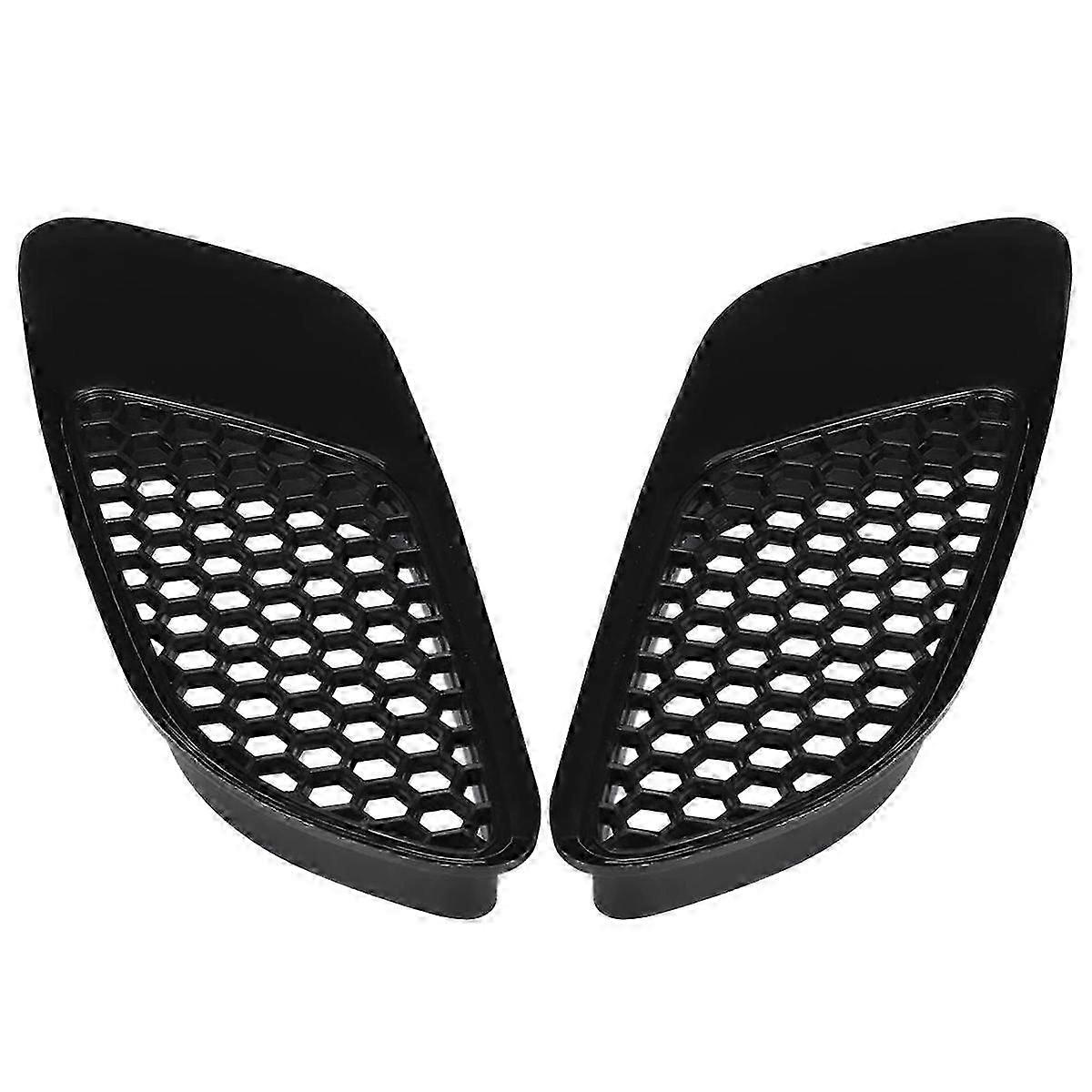 2PCS for Real Model Car Front Air Scoop Vent Hood Vent Louvers for E90 E91 E92 E93 ABS