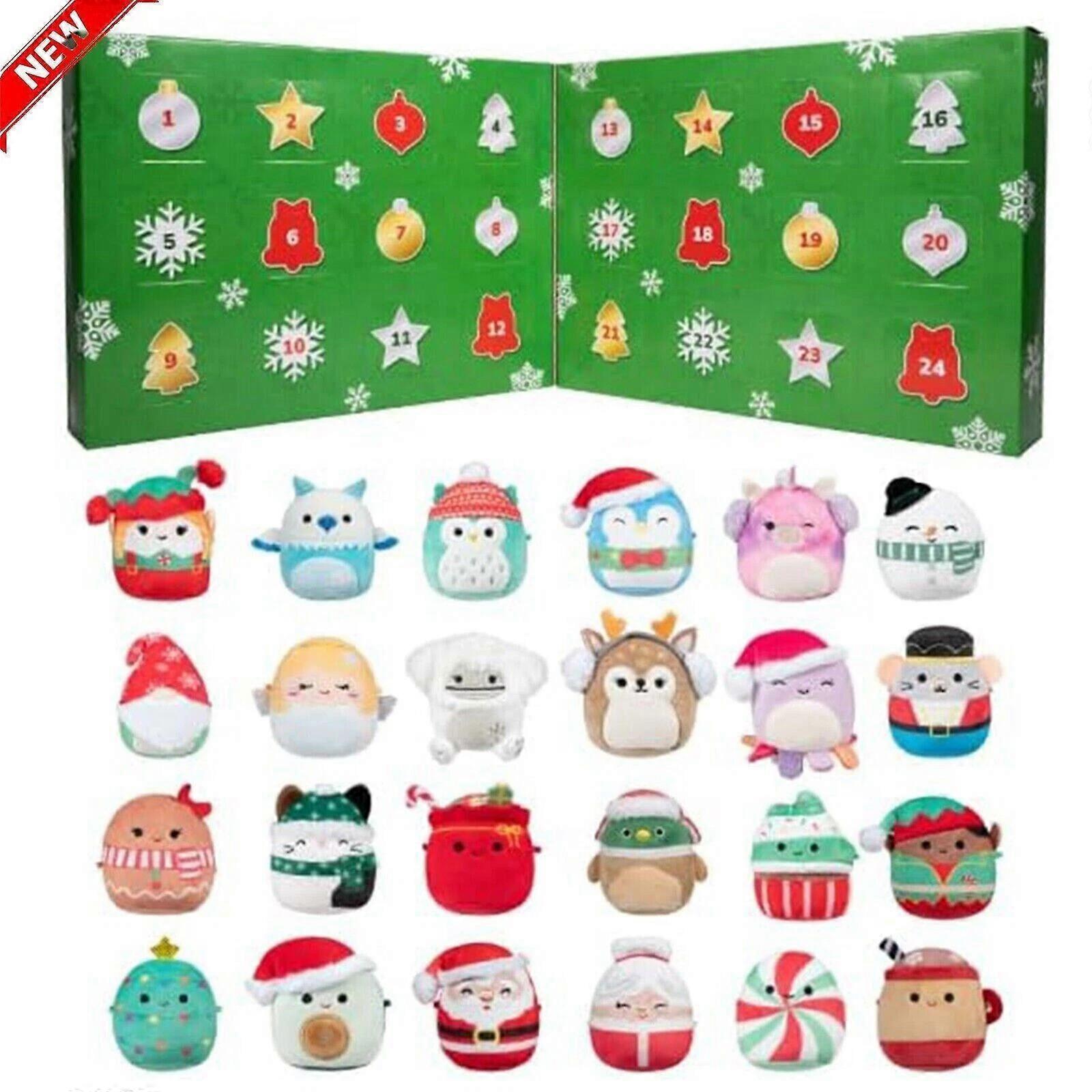 24 Micromallows Holiday Advent Calendar, 2025 Squishmallows Advent Calendar A