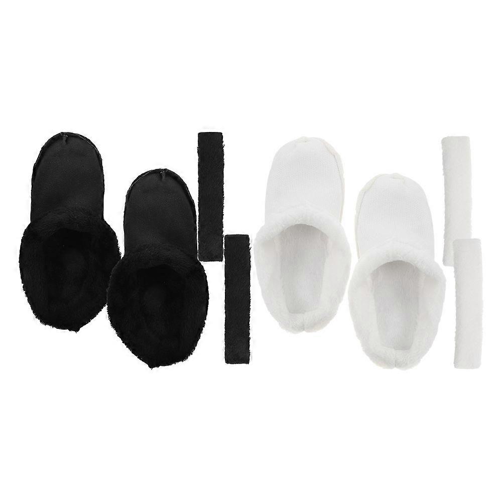 Winter Fleece Liners Plush Shoe Inserts for Comfort 6Pairs Removable