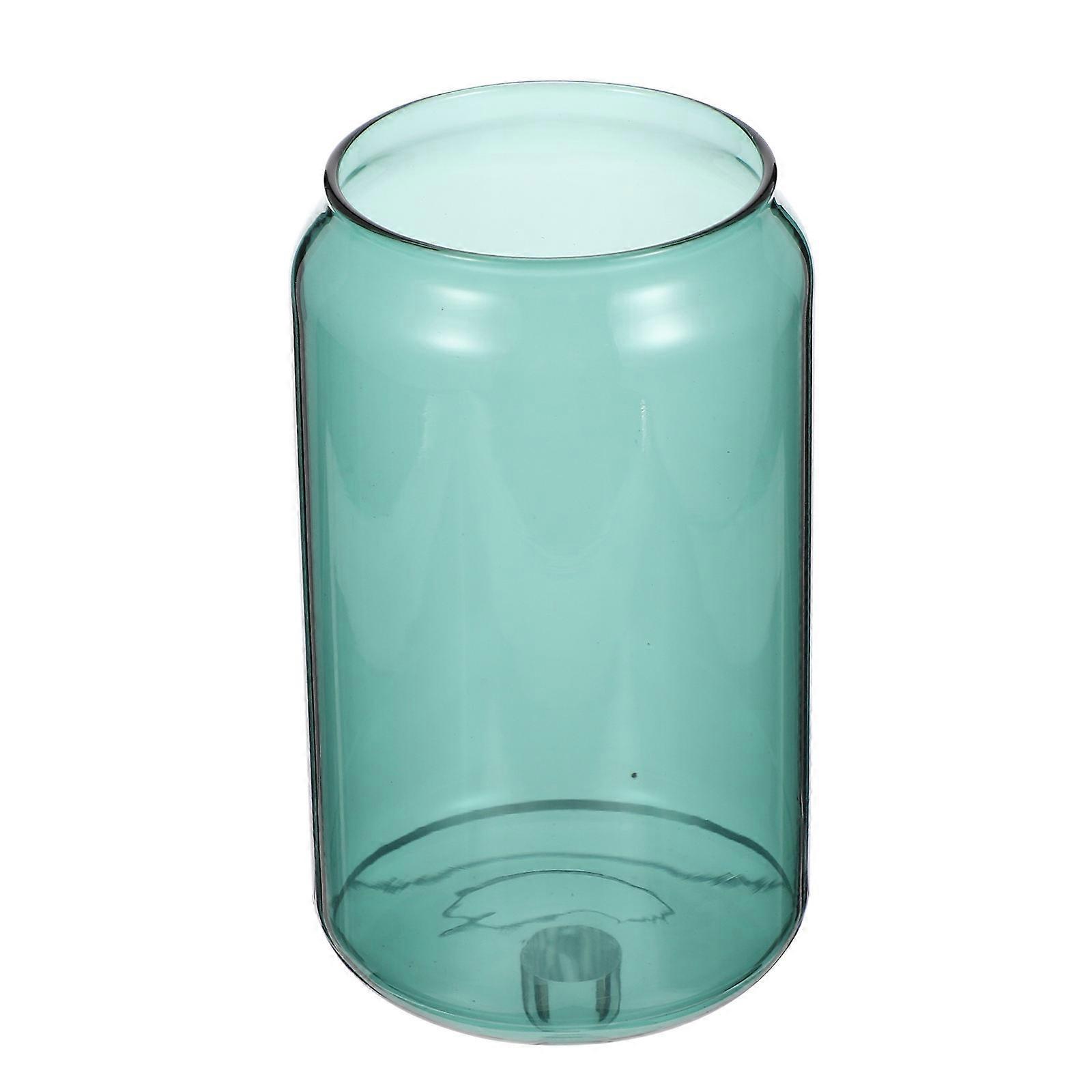 Drinking Glass Decorative Beverage Container Cold Drink Cup Blue Glass Cup 1Pack