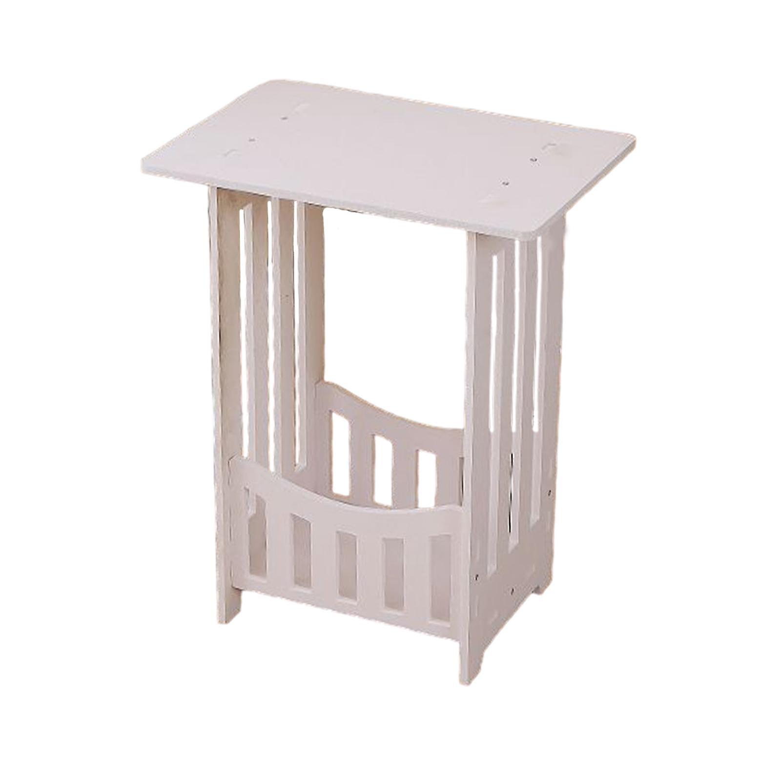 Corner Table Coffee Table Simple Small Bedside Table for Farmhouse Dorm Cafe