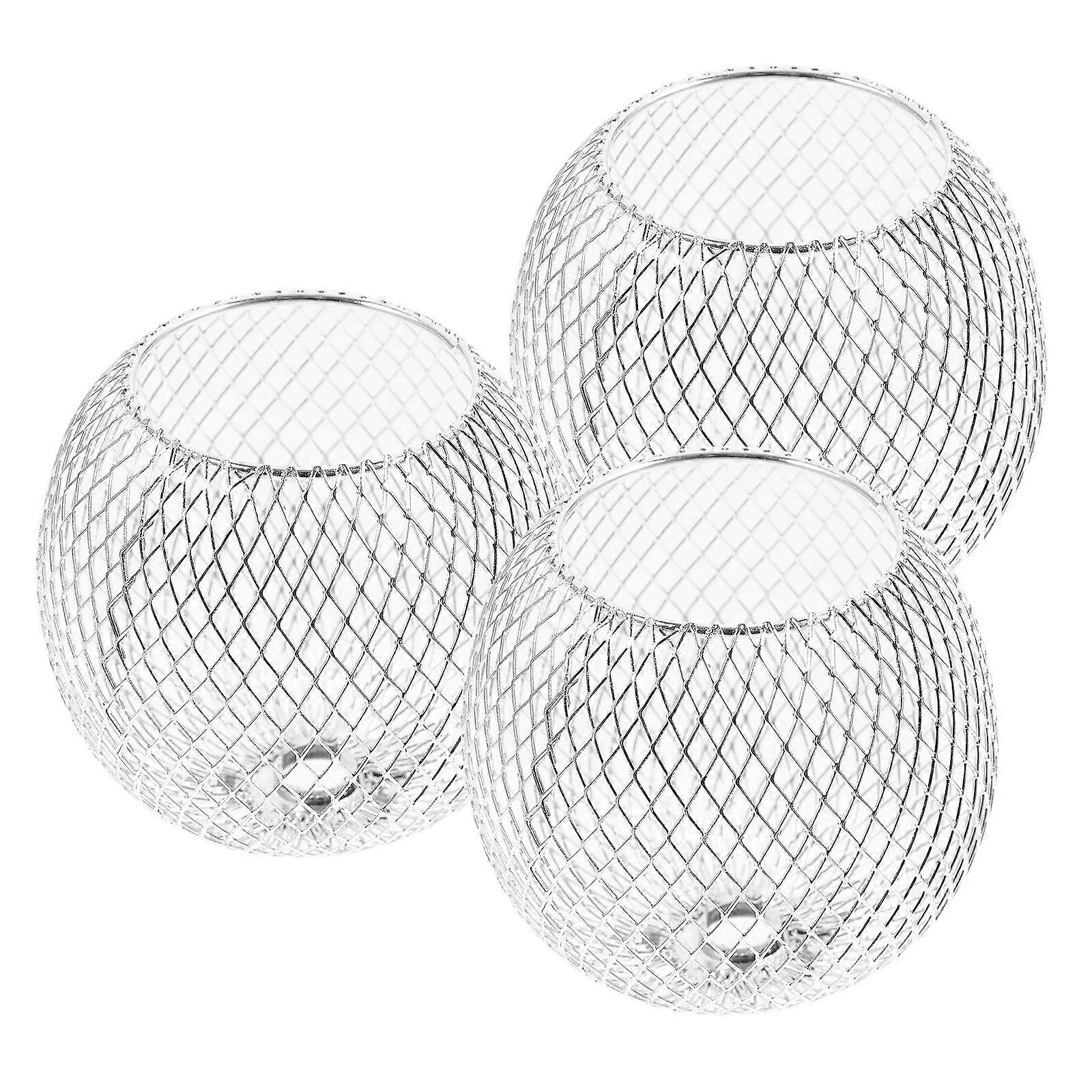 Metal Light Shade Spherical Lampshade for Decor 18Pcs Set