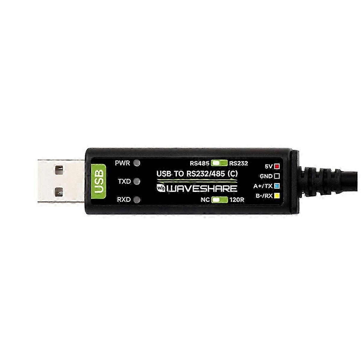 USB to RS232/RS485 Serial Cable Converter with Extension Cord FT232RNL Chip Compatible with Win 7/