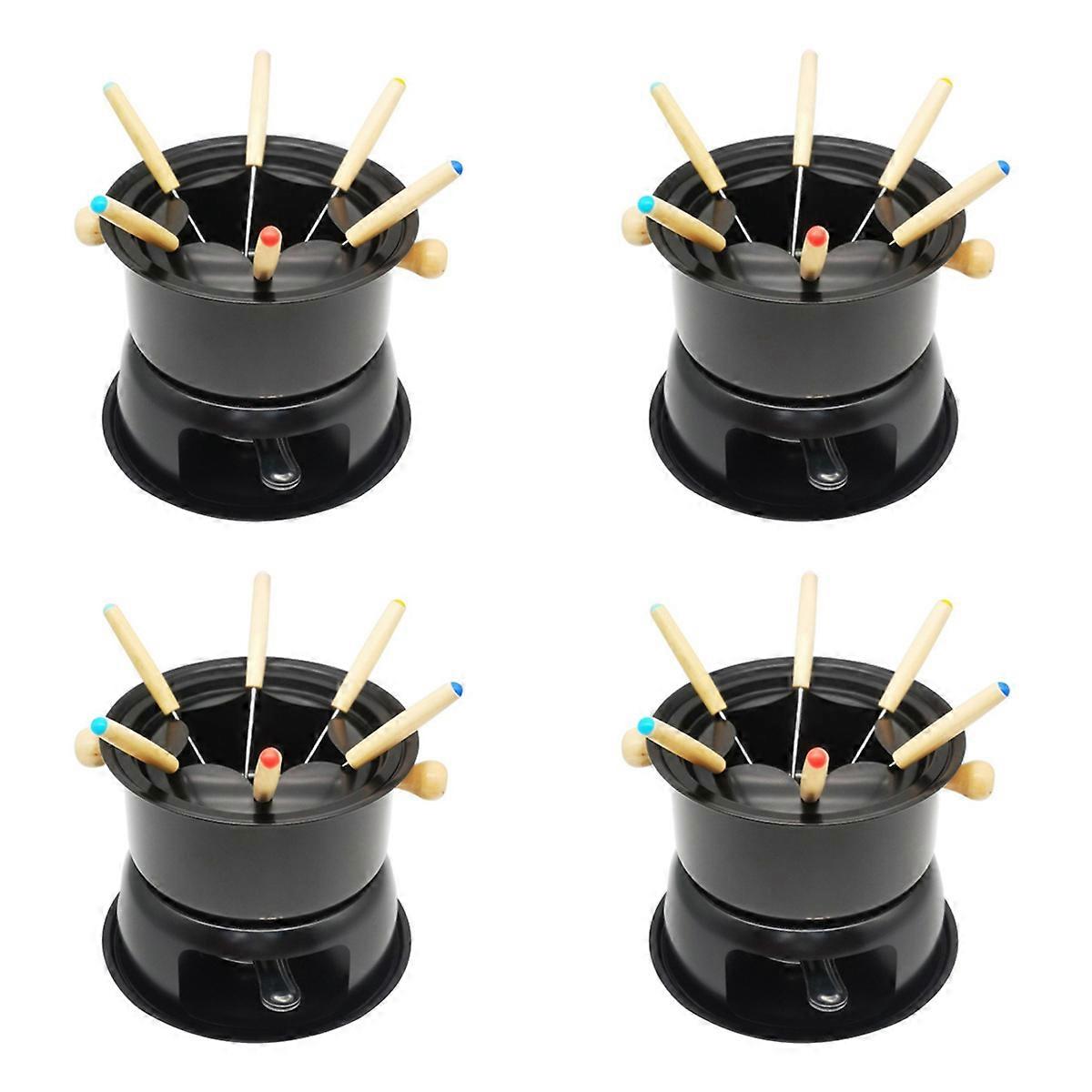 Ensemble à fondue, glace, chocolat, fromage, fondue, fondue, fondue