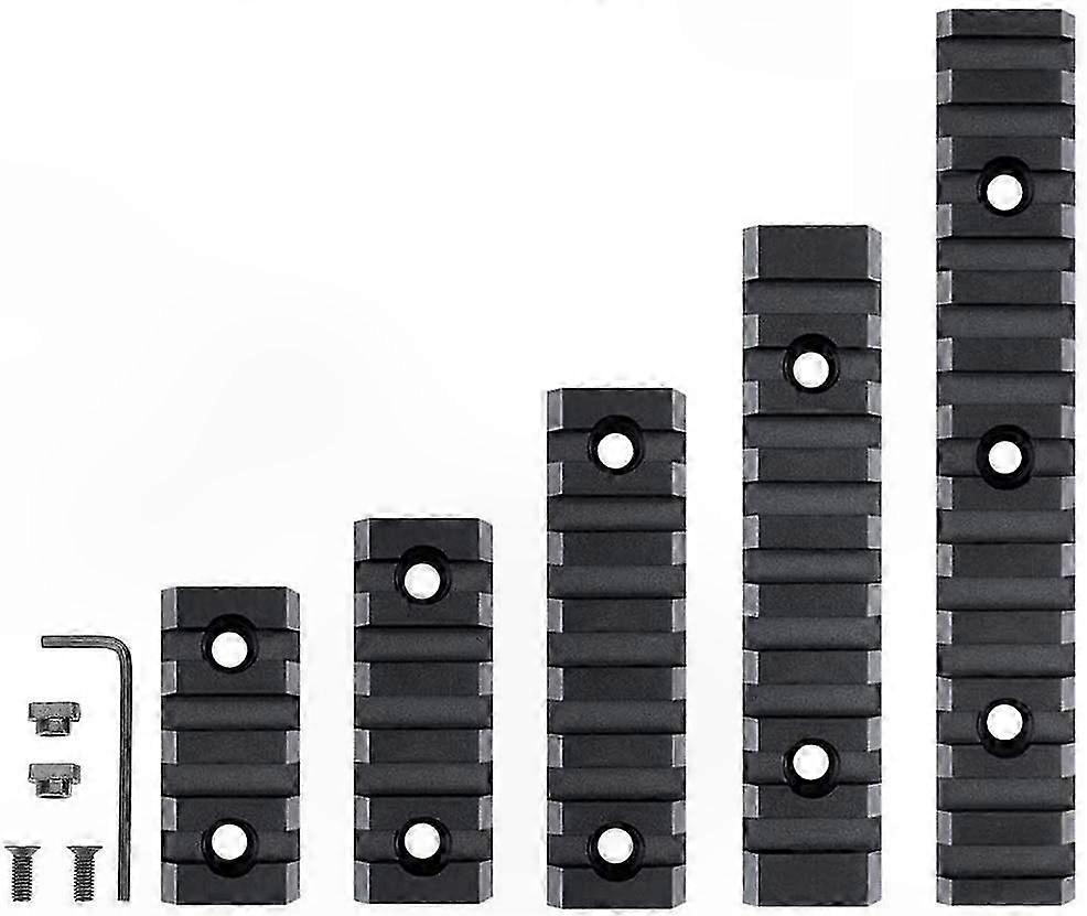 Aluminum Alloy Multi-Slot Rail Mount Bracket Kit with Hardware for Installation