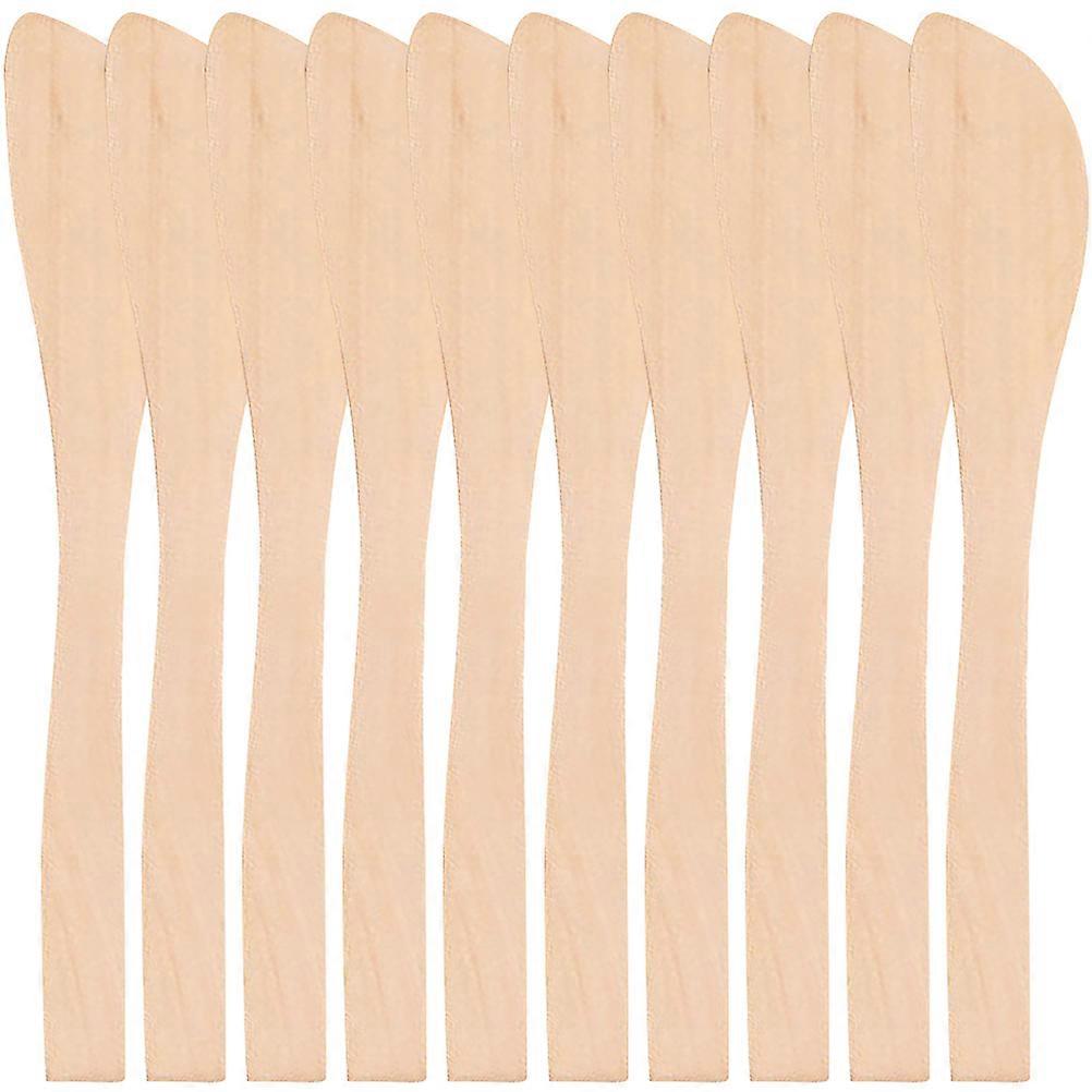 Dumpling Filling Spoon Practical Wooden Stuffing Spoon for Restaurant 10Pcs