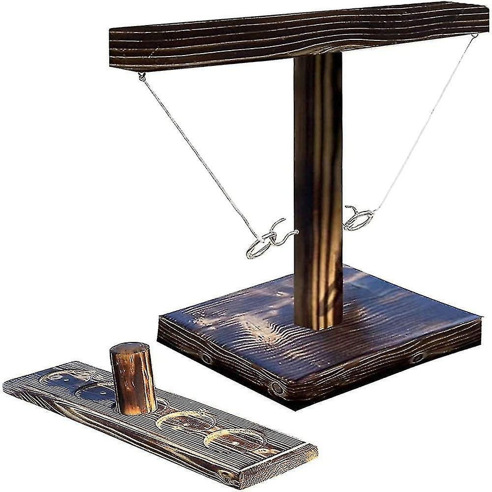 Board Games Hooks Ring Toss Game Tik Tok Toy Hook And Shot Ladder Gamek Ring Toss Game Black Ring Toss Game