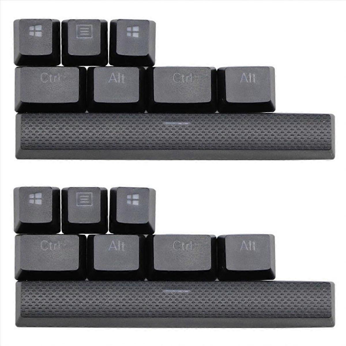 PBT Keycaps for for G710+ Keyboard,for Cherry(Black)