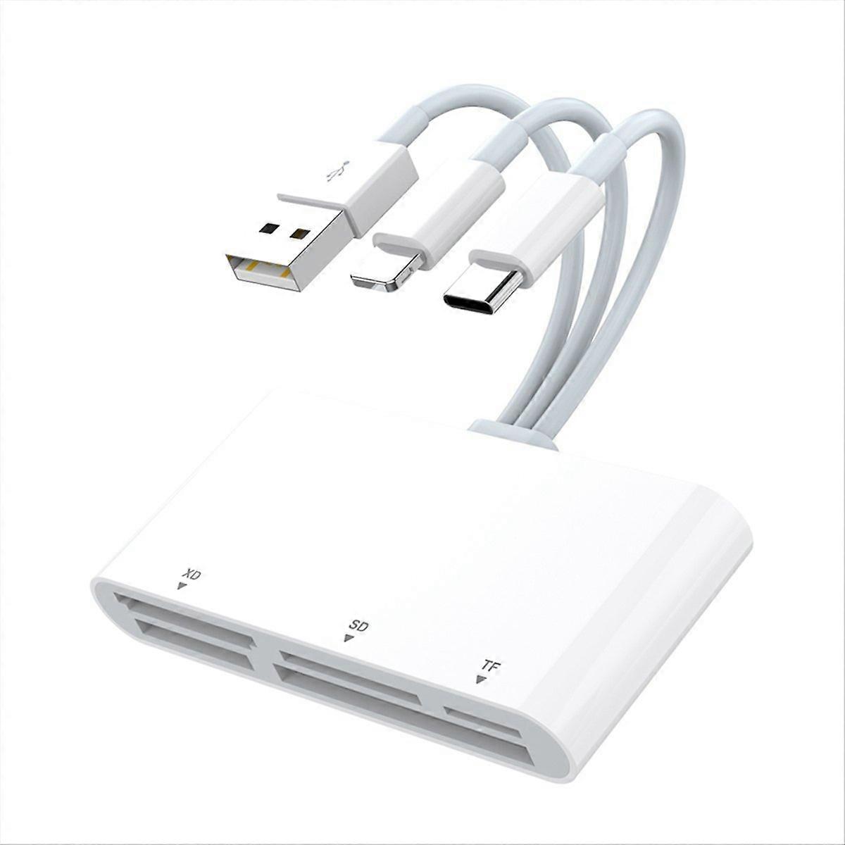 5-in-1 Memory Card Reader USB OTG Adapter TYPE-C card reader