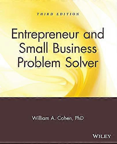 Entrepreneur and Small Business Problem Solver