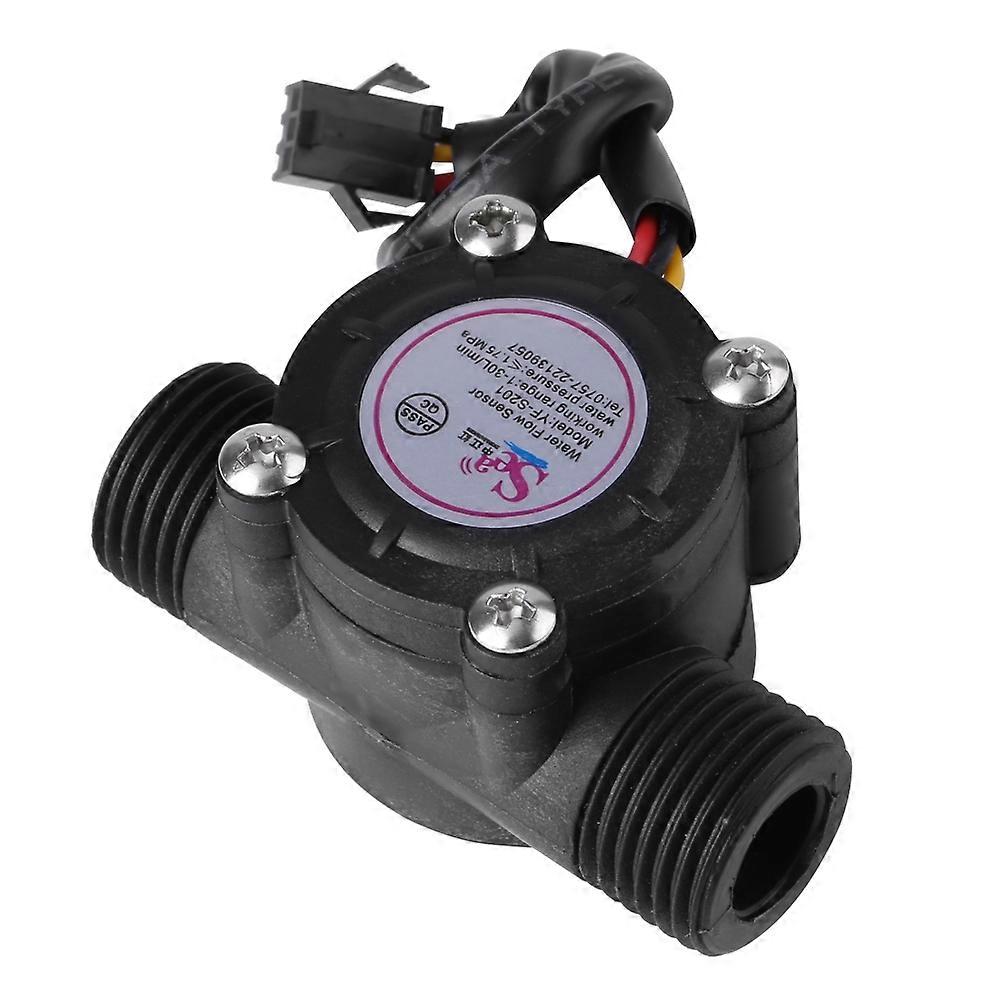 High Precision DN15 G1/2 Water Flow Sensor Hall Effect Flowmeter 1-30L/min