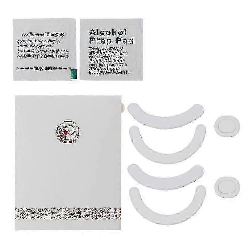 2 Sets/pack Tiger Gaming Mouse Feet Mouse Skate Compatible Logitech G403 G603 G703 Gaming Mouse White Mouse Glides Curve Edge