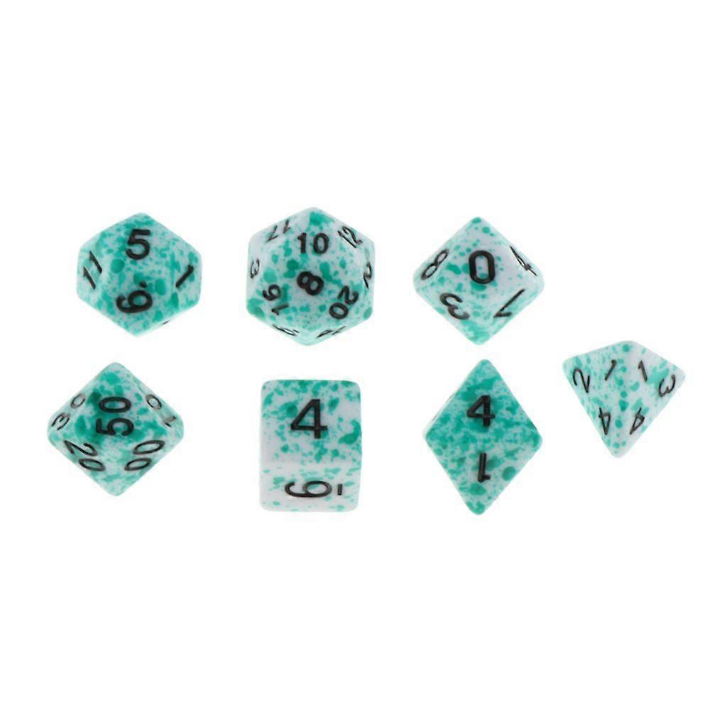 7 / Set Of Polyhedral Plastic Dice For Du0026D Dungeons And Dragons Game Toy Style 4