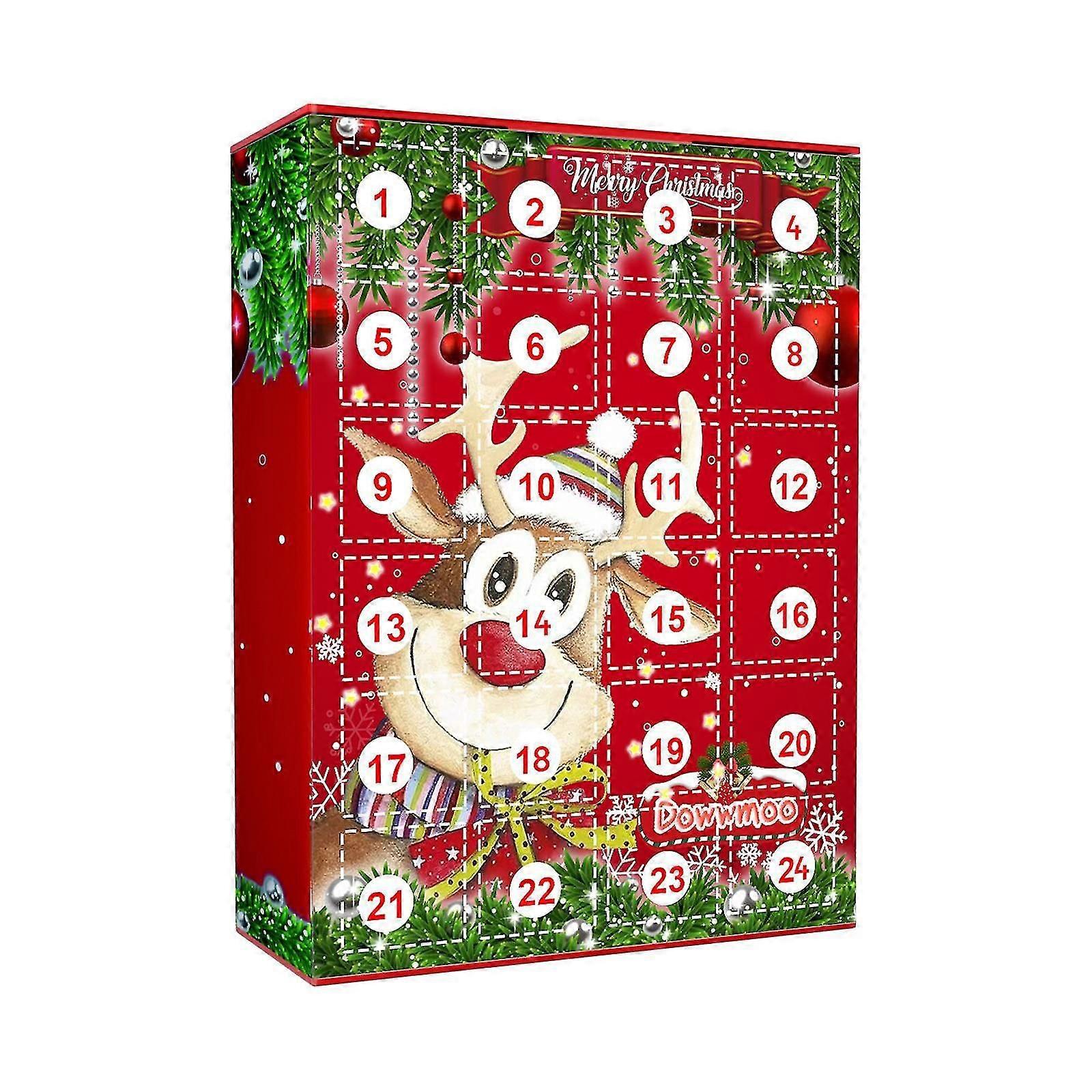 Julkalender Jul Älg Nyckelring Blind Box Jul G @BUGU