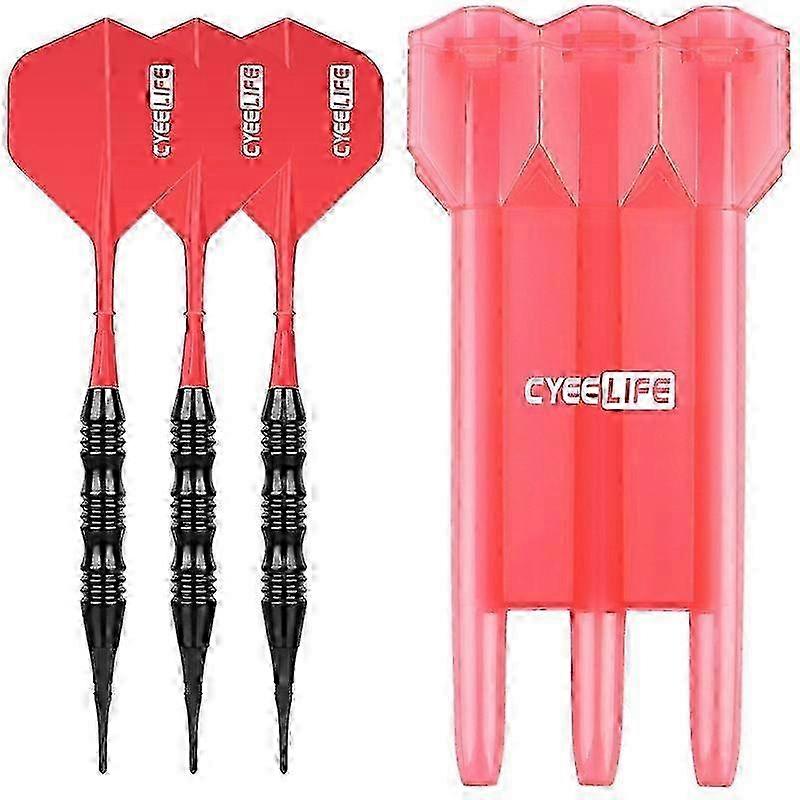 CyeeLife 20g Soft tipped Darts Professional Indoor plastic tip Darts Set For Electronic Dartboard Games Plastic storage boxDart Backboards