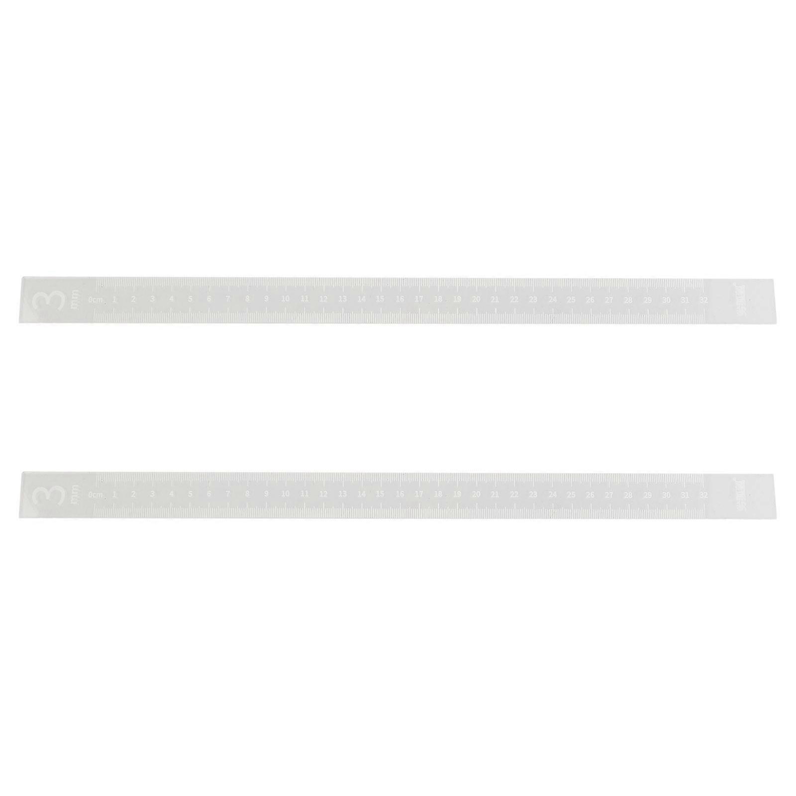 2pcs Pastry Rolling Track Baking Rolling Rail Cookie Rolling Strip Dough Rolling Bar for Pastry Baking Cookies Cookings