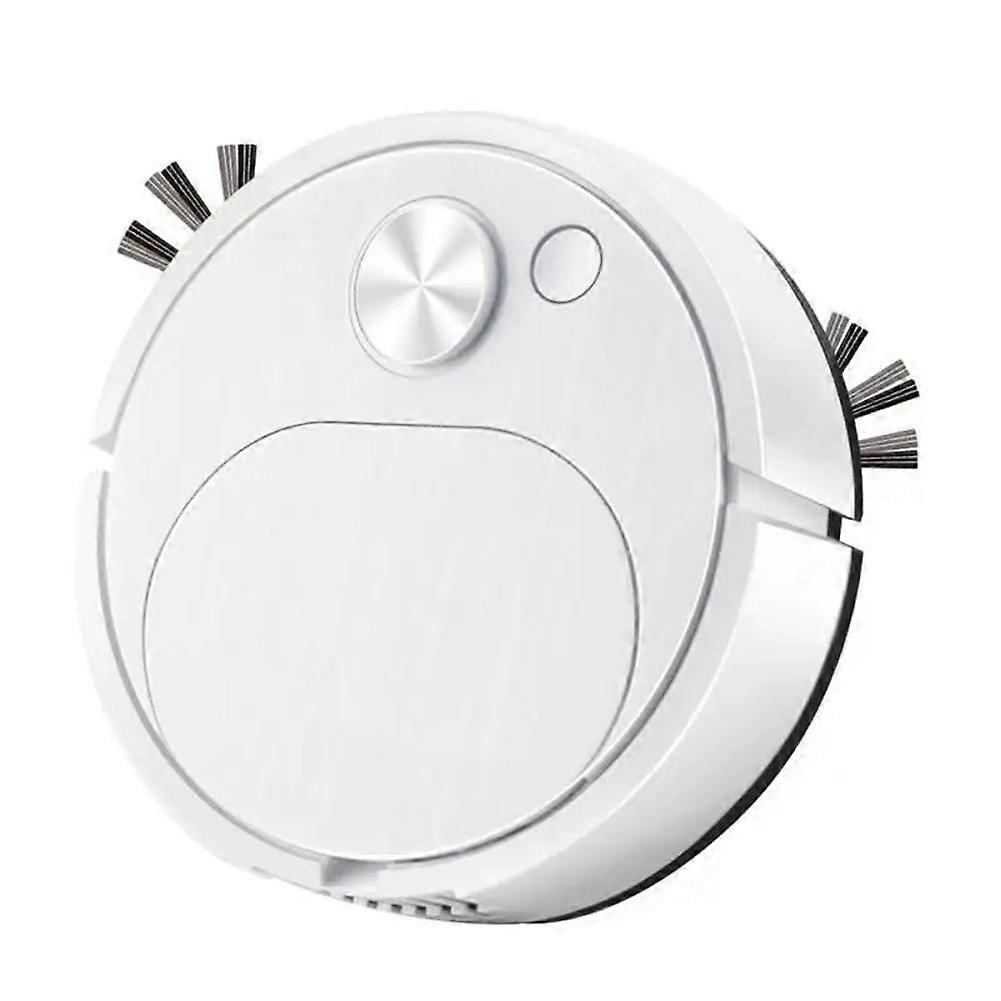 Automatic Vacuum Cleaners USB Charging Mini Cleaning Machine,White
