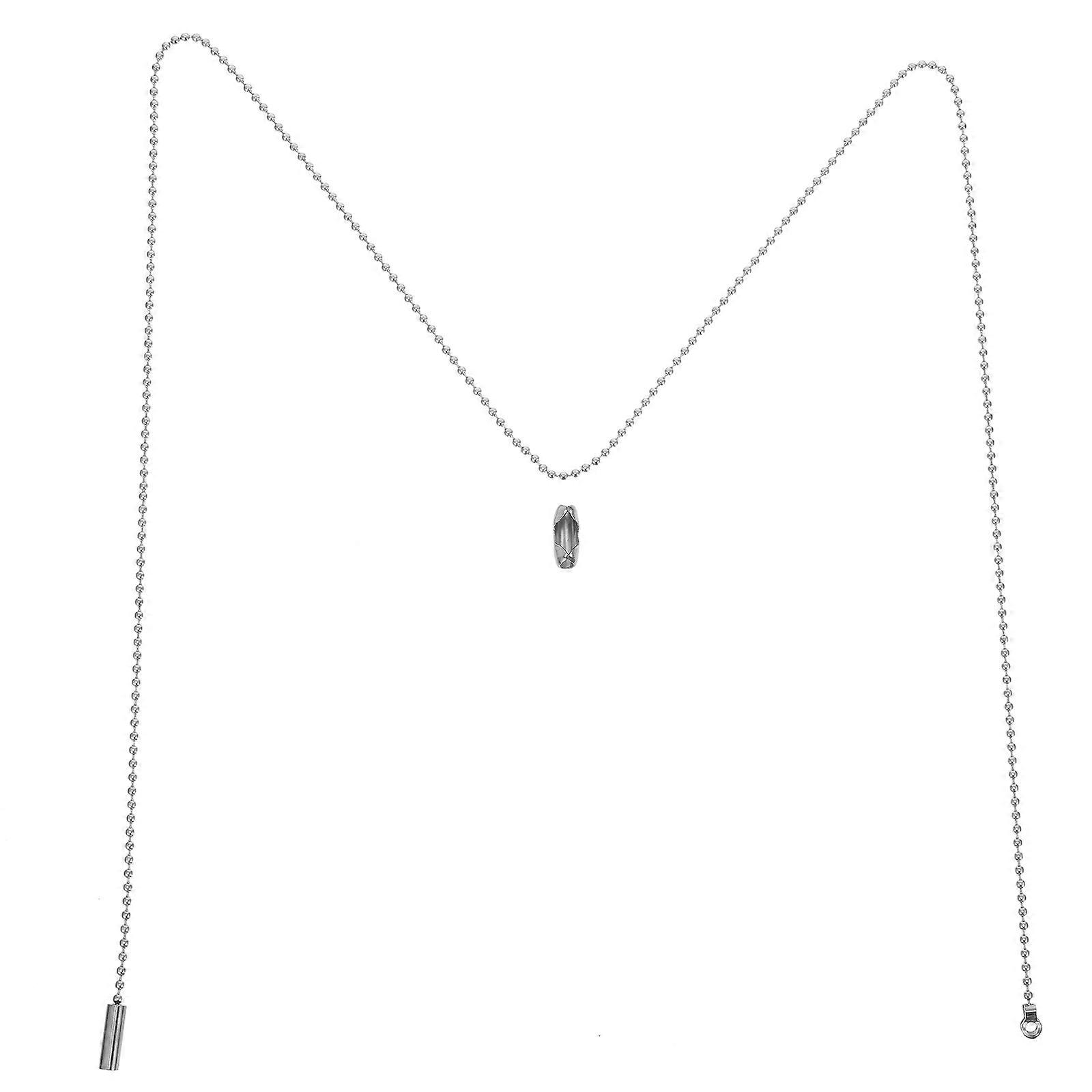 Silver Ceiling Fan Pull Chain for Light Fixtures Decorative Fan Accessory