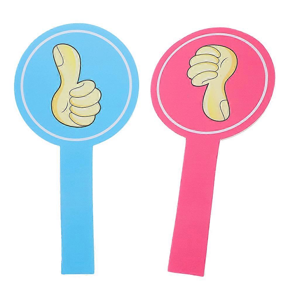 Reusable Judging Board Thumbs Up Thumbs Down for Classroom Activities 2Pcs