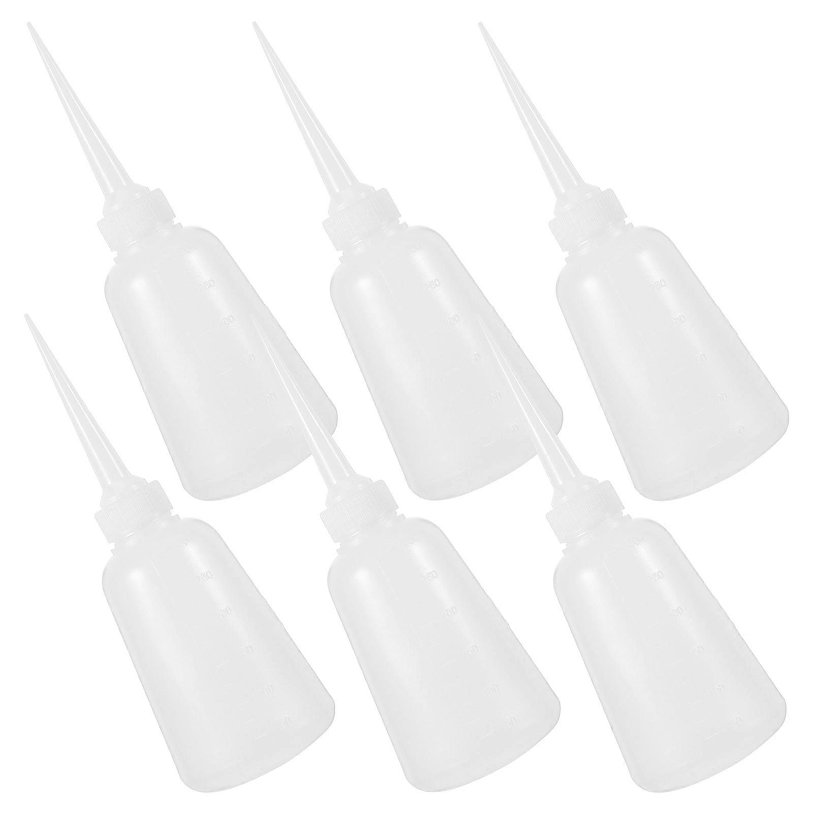 Industrial Squeeze Bottles for Precision Glue Dispensing 6Pcs Pack