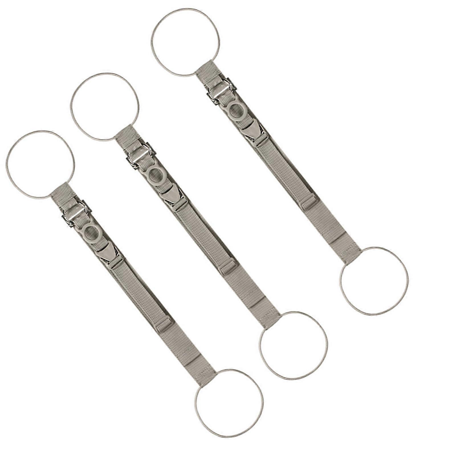 3PCS MultiFunctional External Locking Clip For Luggage Backpacks With Adjustable Length for Secure Suitcase Attachment Multicolor