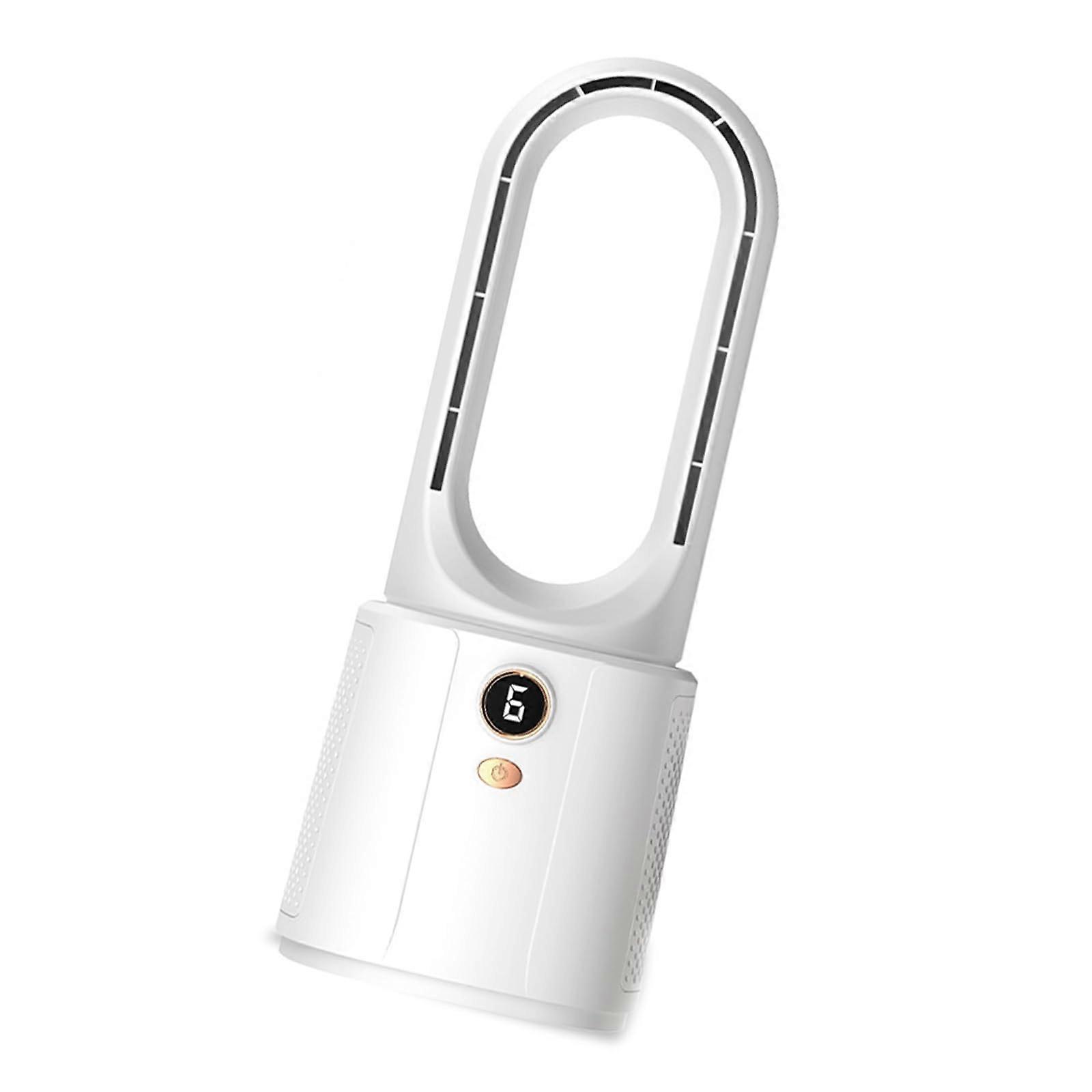 Portable Air Conditioning Fan with 6 Speed, LED Light and Misting for Home Office Desk or Bedroom