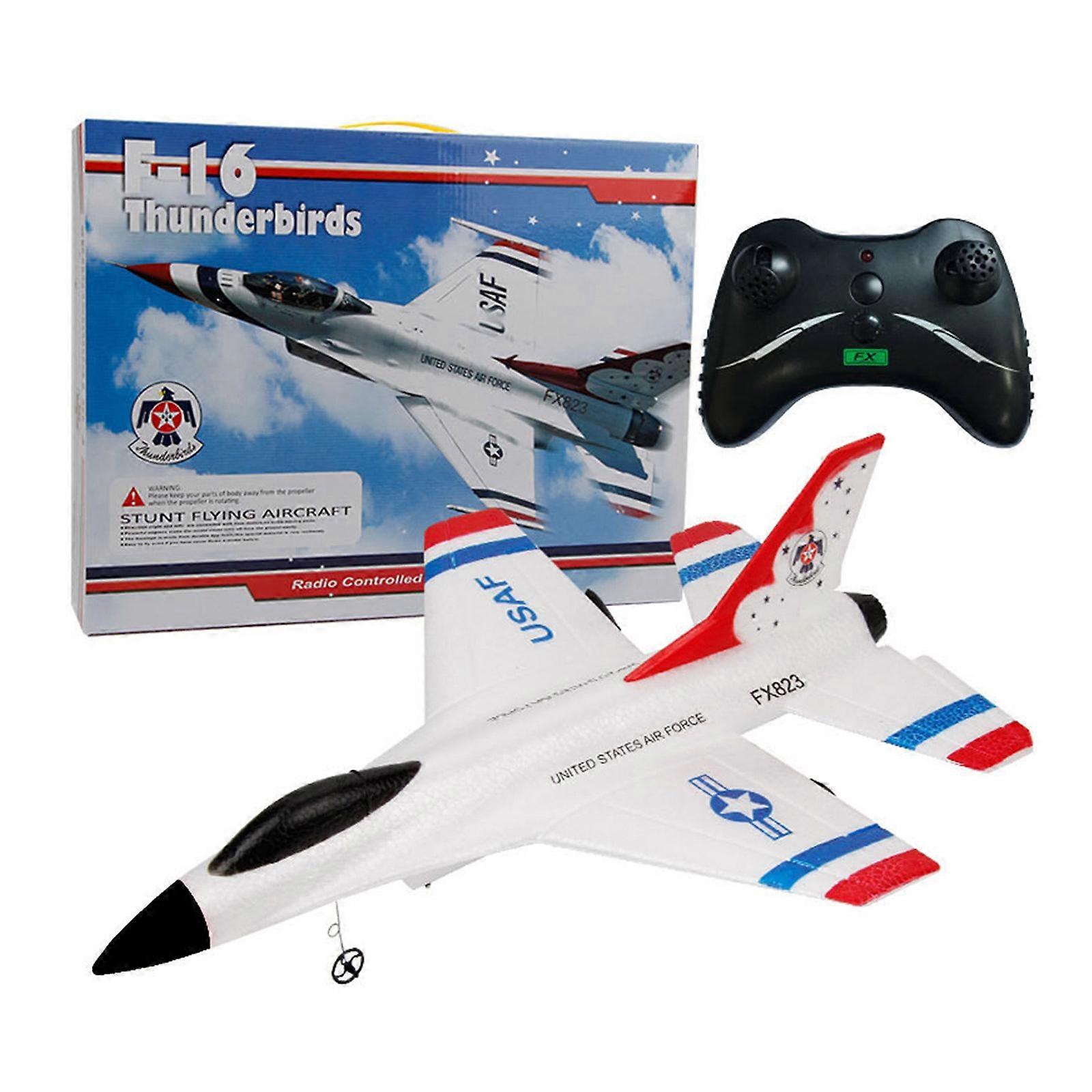Detailed F16 Copy Aircraft 20 Min Flying Strong Lightweight Glider Beginner Friendly for Aviation Enthusiasts Multicolor