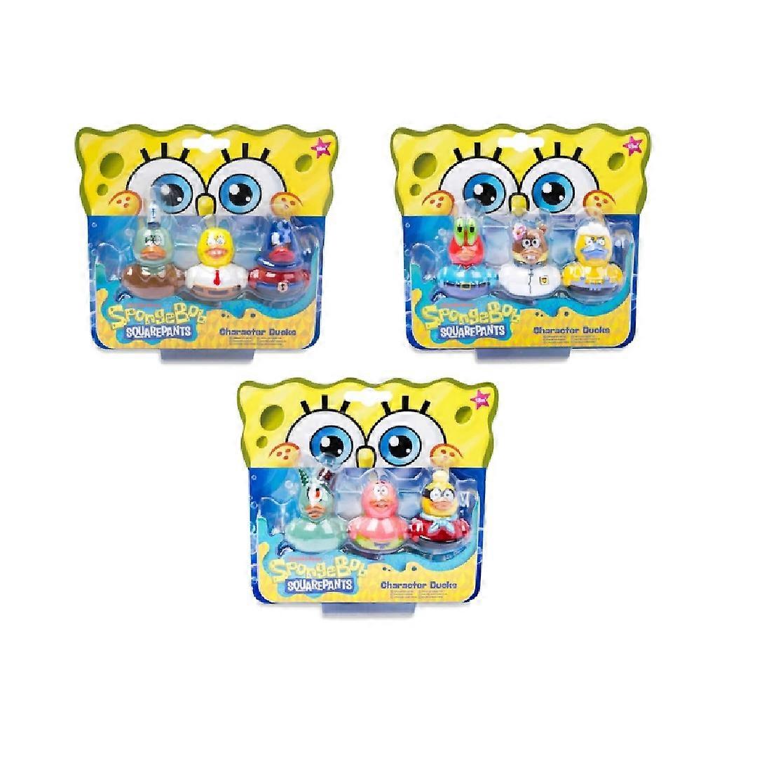 Spongebob Character Duck Triple Pack Assorted Characters