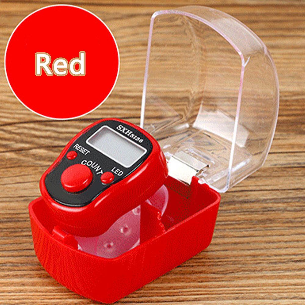 Fingerring Elektronisk Digital Tally Counter Led Lysende Gave