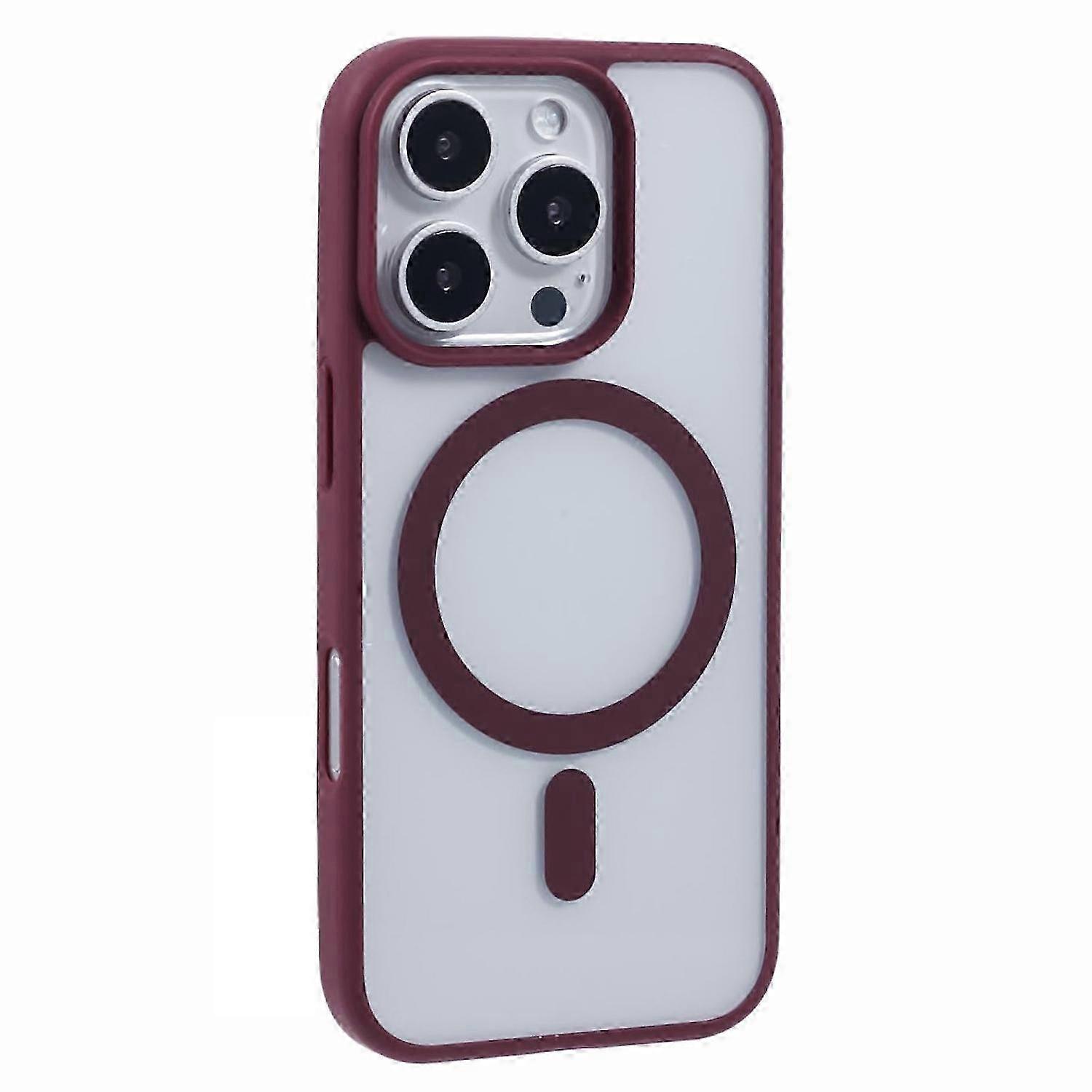 Clear Phone Cover for iPhone 16 Pro Max MagSafe Compatible Shockproof