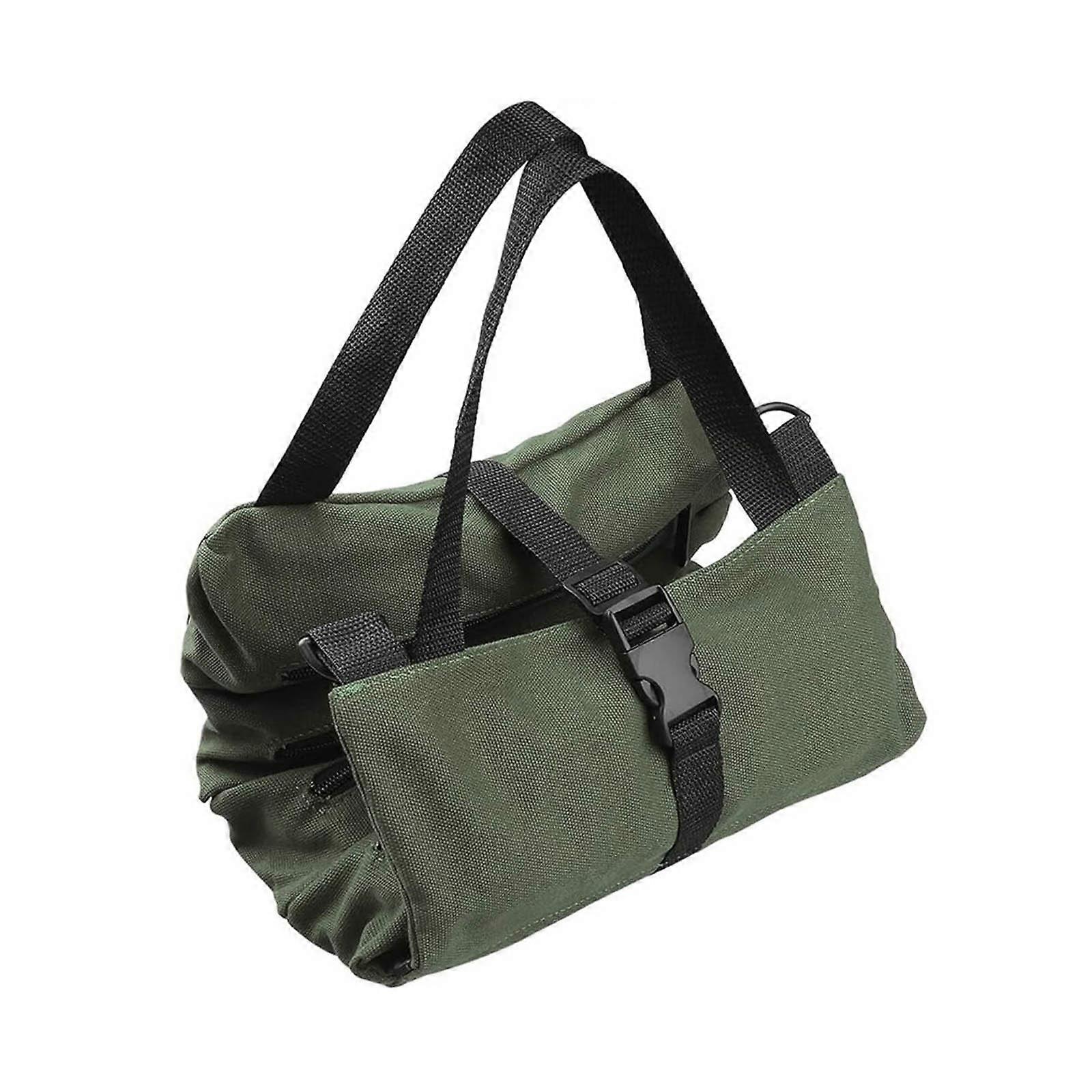 Durability Oxford Tool Bag Zippered Tool Pockets Holder Foldable Pouch for Convenient Tool Storage and Organization Multicolor