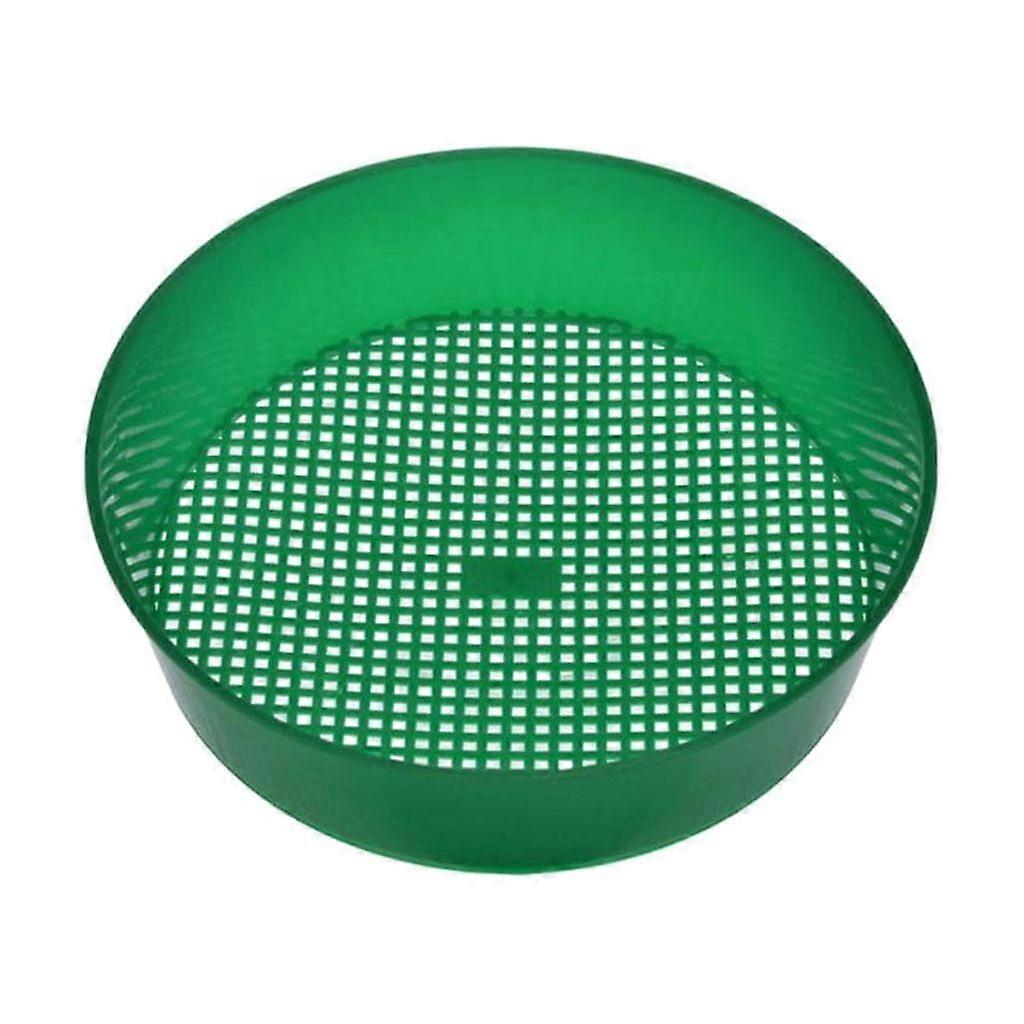 Plastic Garden Sieve Green Mesh Screen for Compost, Soil, Stone - Gardening Tool Compatible with Soil Filtering