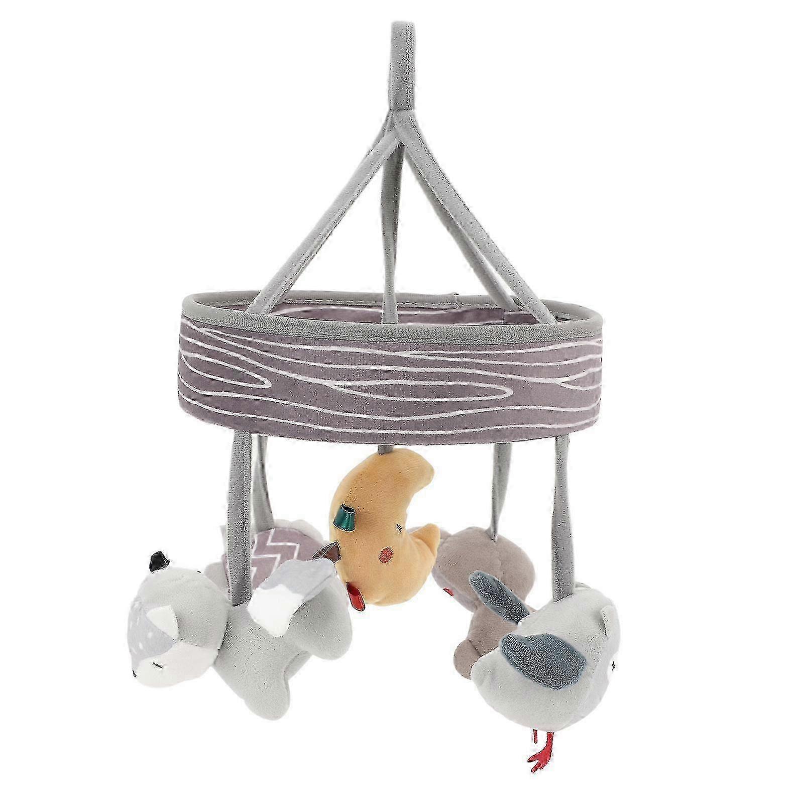 w Baby Mobile Rotatable Rattle Infant Plush Pendant Toy Hanging Crib Mobile for Bed Stroller