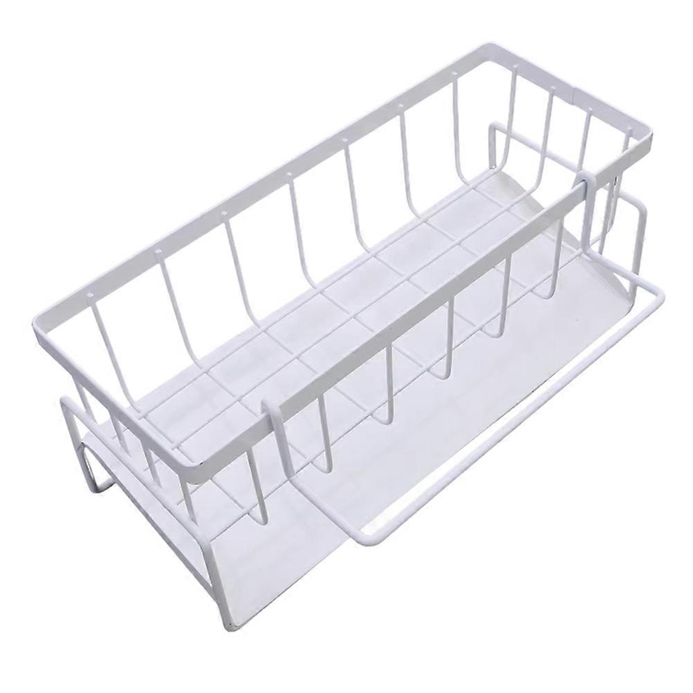 Kitchen Sink Organizer Rack,Kitchen Rack, Household Sink Tableware Drain Storage Rack,Sponge Detergent Storage Rack C