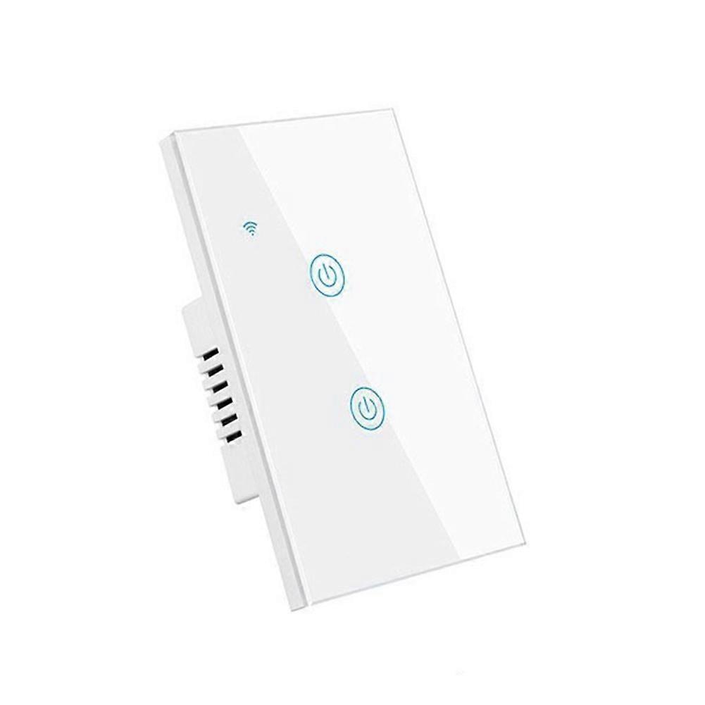 Matter WIFI Smart Switch US Touch Switch 2 Gang Smart Home Life Wall Switch Support Alexa Google Voice Smart APP