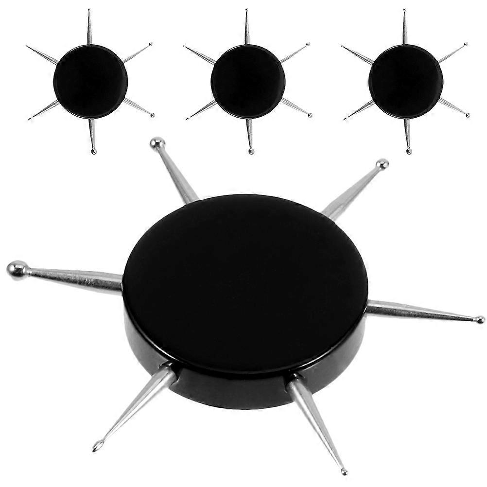 Nail Dotting Pen Circular Nail Dotting Tool for Manicure 4Pcs Durable Black Set