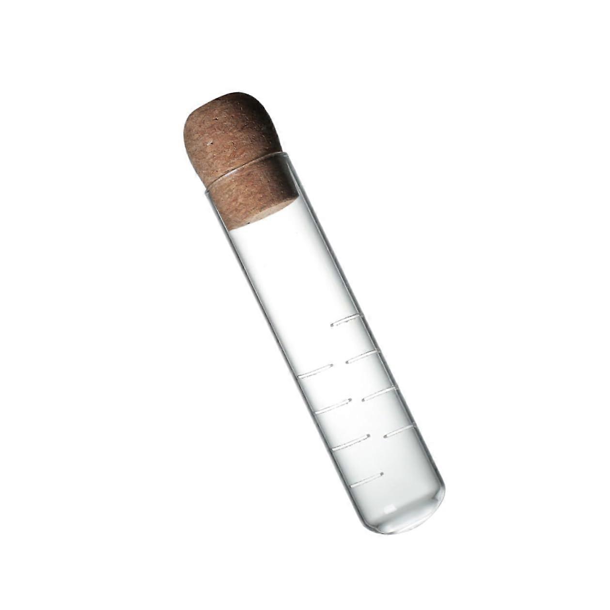 Glass Tea Infuser Tube with Fine Mesh Filter and Heat Resistant Glass for Loose Leaf Brewing