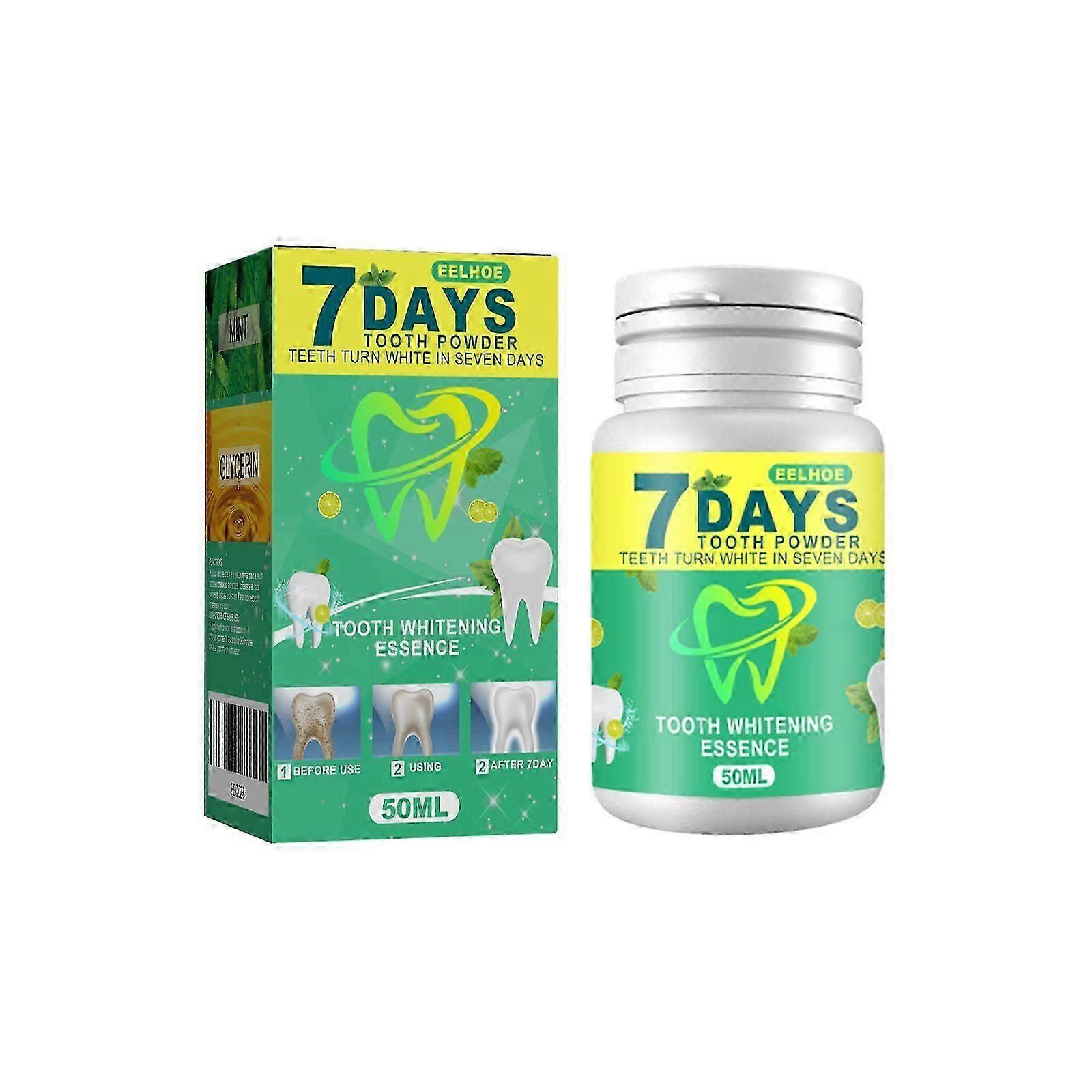 teeth white powder contains sodium bicarbonate and sorbitol