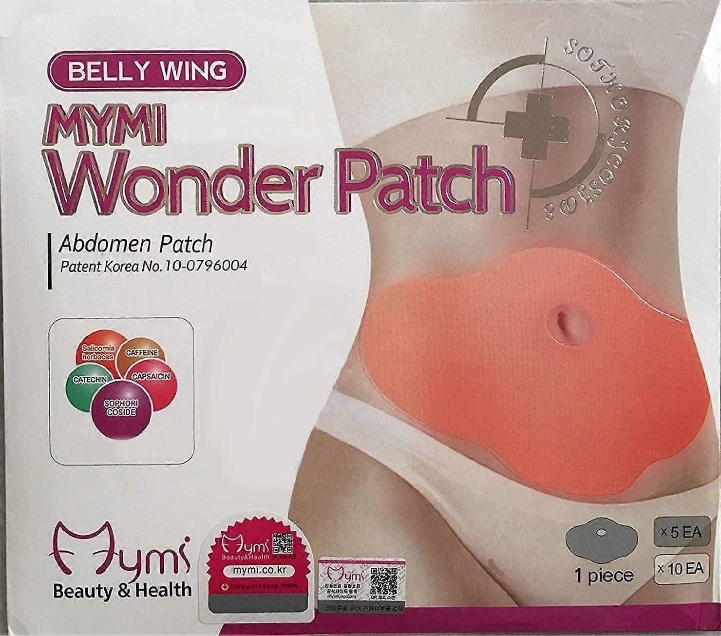 Body Wrap for Belly and Waist Slimming, Fast Contouring, AllNatural, 10 Count Pack