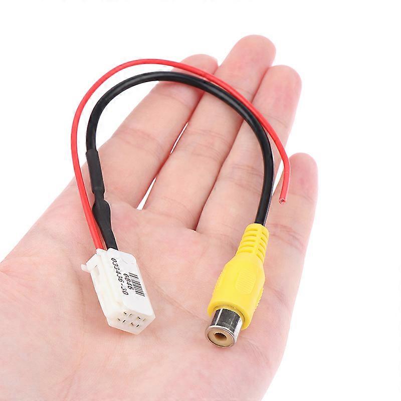Innovative Practical 4 Pin Car Male Connector Radio Cable Adapter For Back Up Reverse Camera Input Plug