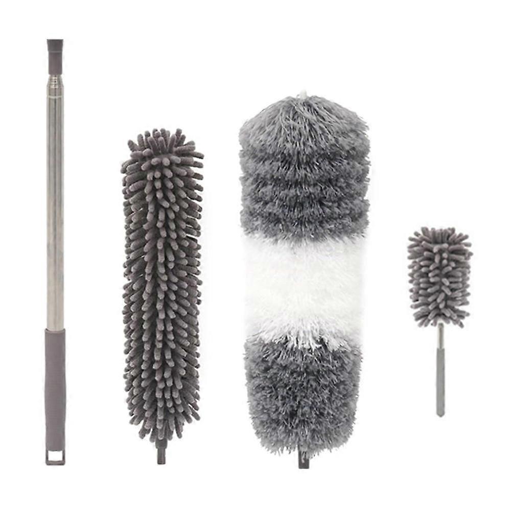 Dust Cleaning Tool Telescopic Brush for Home Use 2Sets