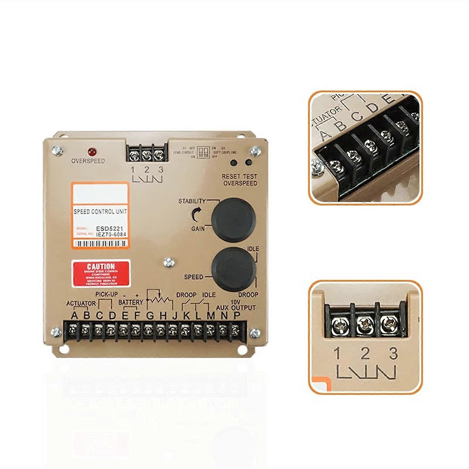 Generator Speed Controller ESD5221 Module for Precise Regulation and Extended Engine Lifespan